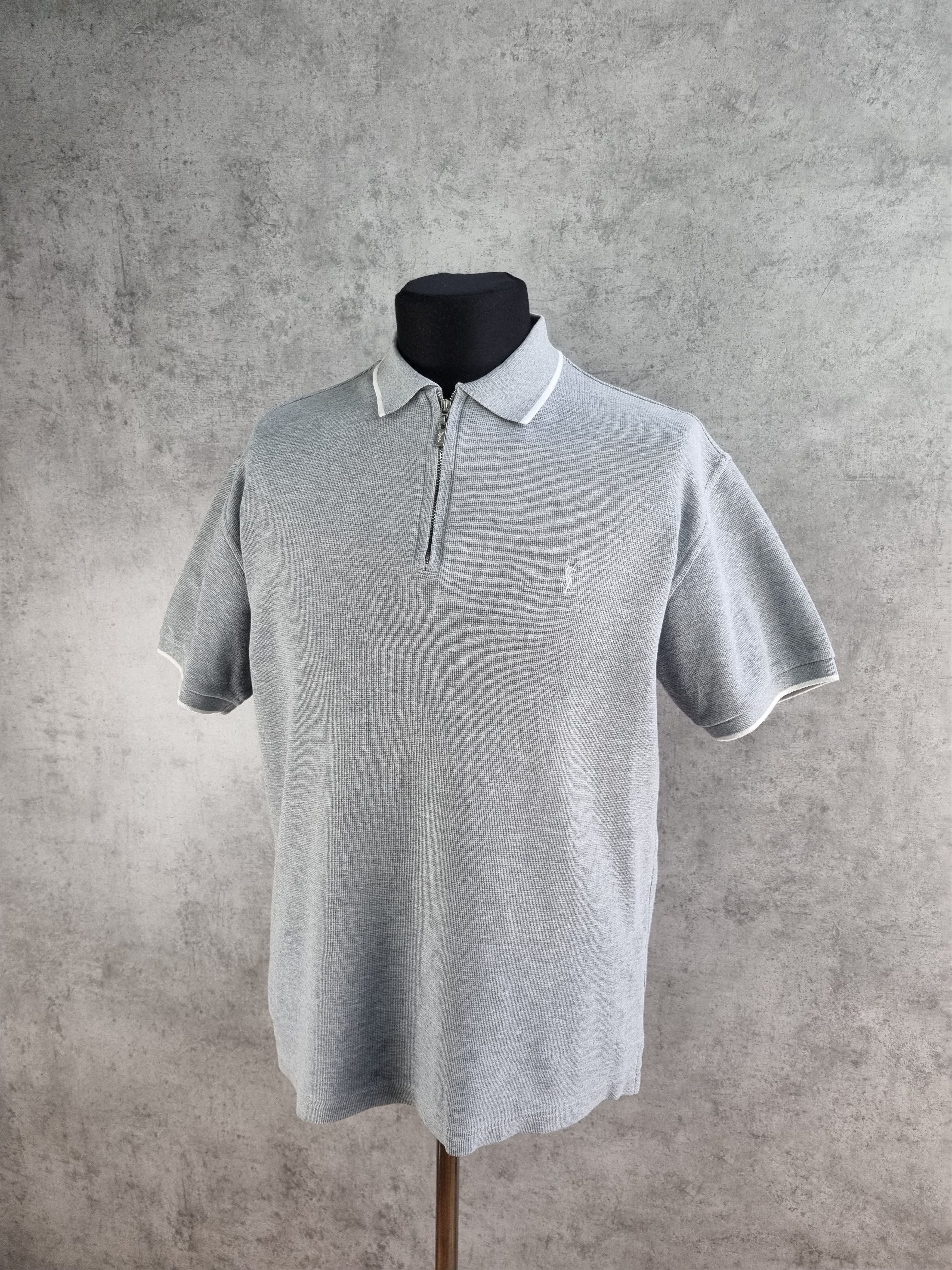 Vintage × Yves Saint Laurent Yves Saint Laurent Luxury Polo Size US L / EU 52-54 / 3 - 3 Thumbnail