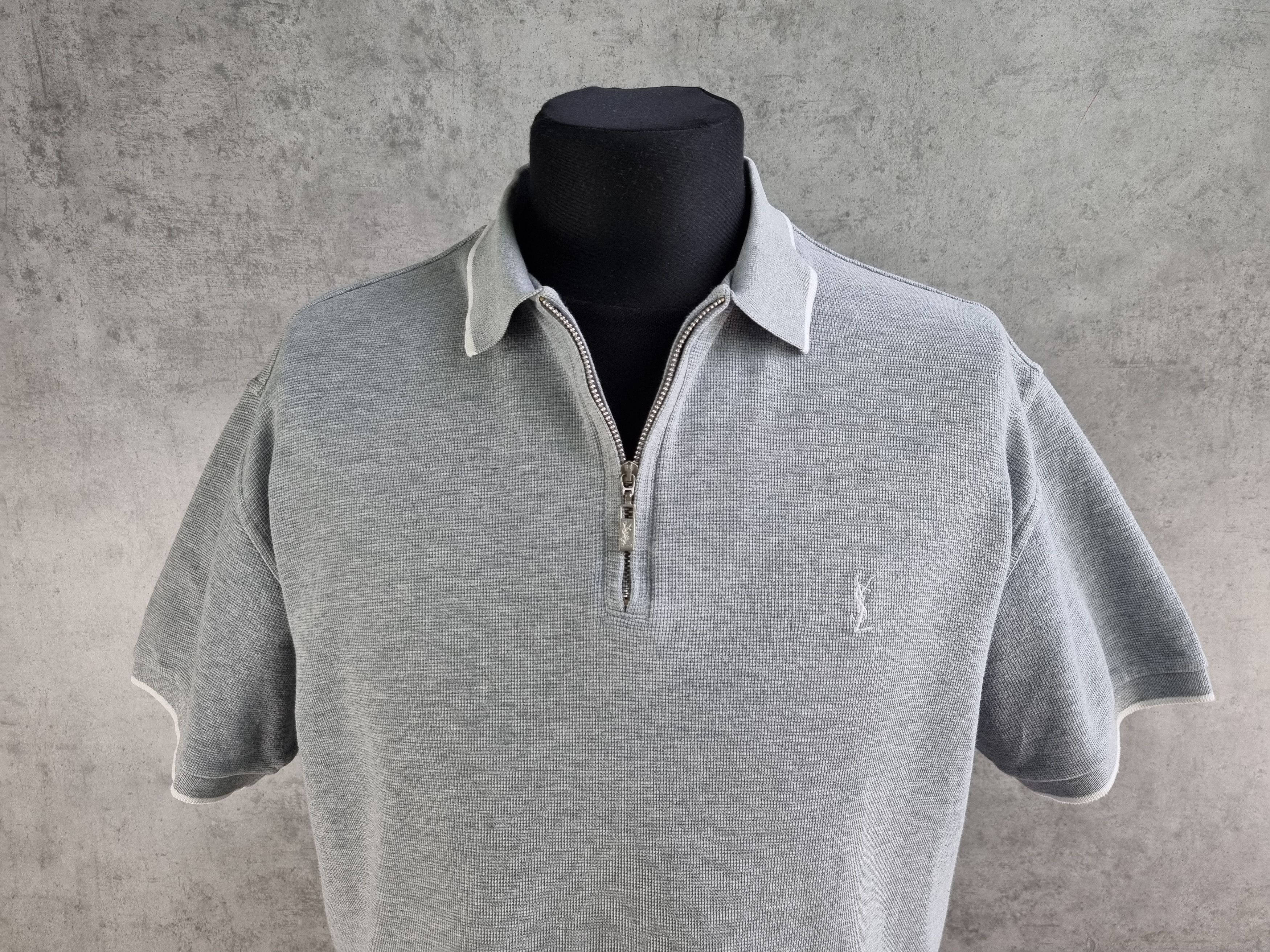 Vintage × Yves Saint Laurent Yves Saint Laurent Luxury Polo Size US L / EU 52-54 / 3 - 10 Thumbnail