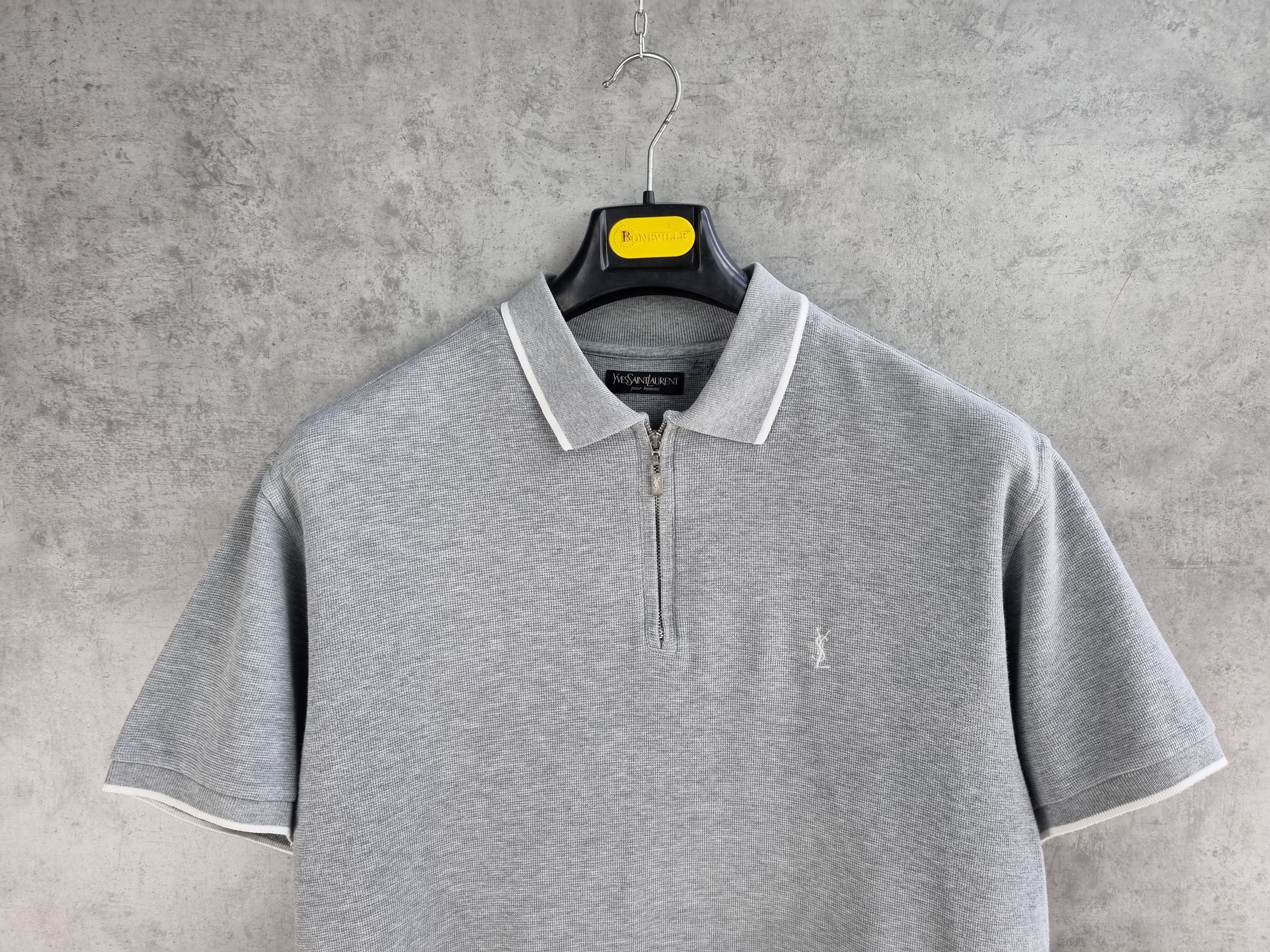 Vintage × Yves Saint Laurent Yves Saint Laurent Luxury Polo Size US L / EU 52-54 / 3 - 2 Thumbnail
