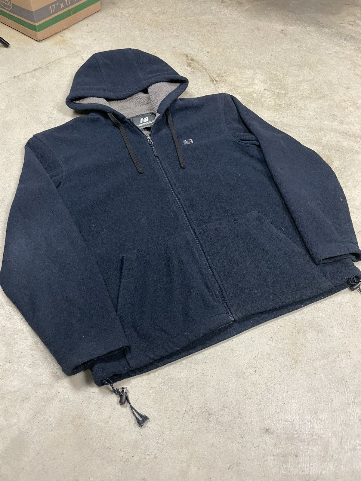 New Balance 00s New Balance Sherpa Lined Zip Up Hoodie Size US M / EU 48-50 / 2 - 2 Thumbnail