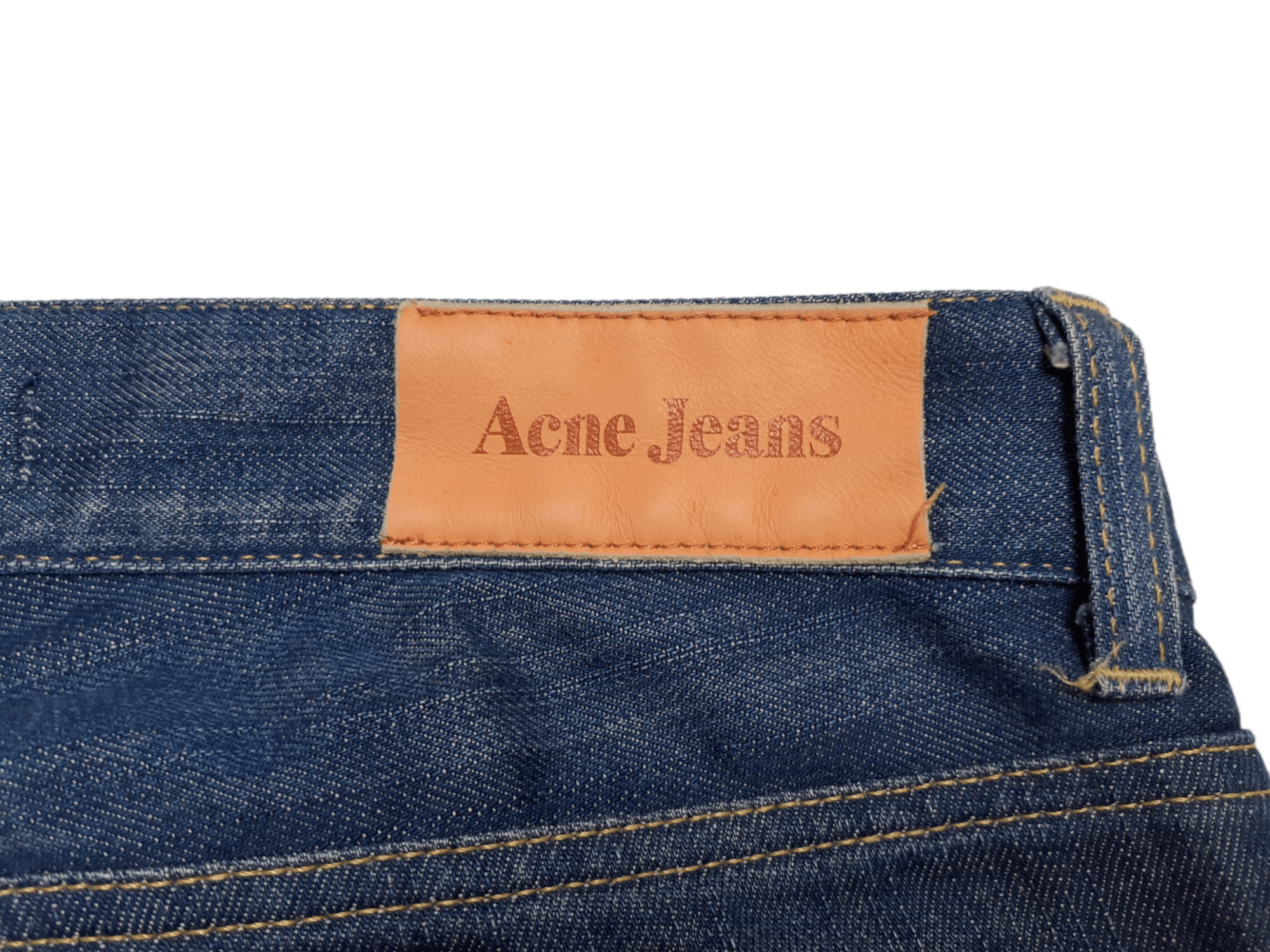 Acne Studios 💎 Acne Studios 29/32 "MIC MEDIUM DRY" Straight Blue Jeans Size US 29 - 5 Thumbnail