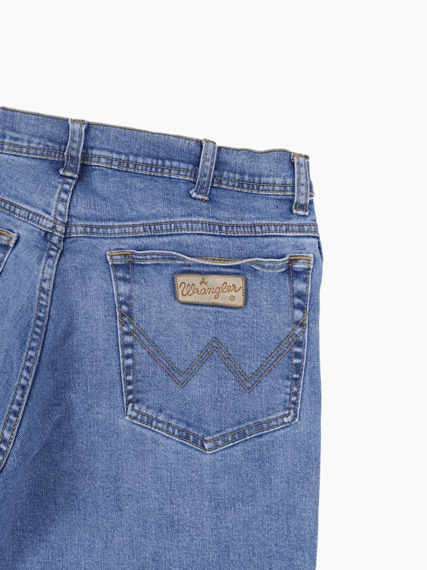 Vintage × Wrangler 💎 Vintage Wrangler 36/30 Texas Stretch Blue Denim Jeans Size US 36 / EU 52 - 3 Thumbnail