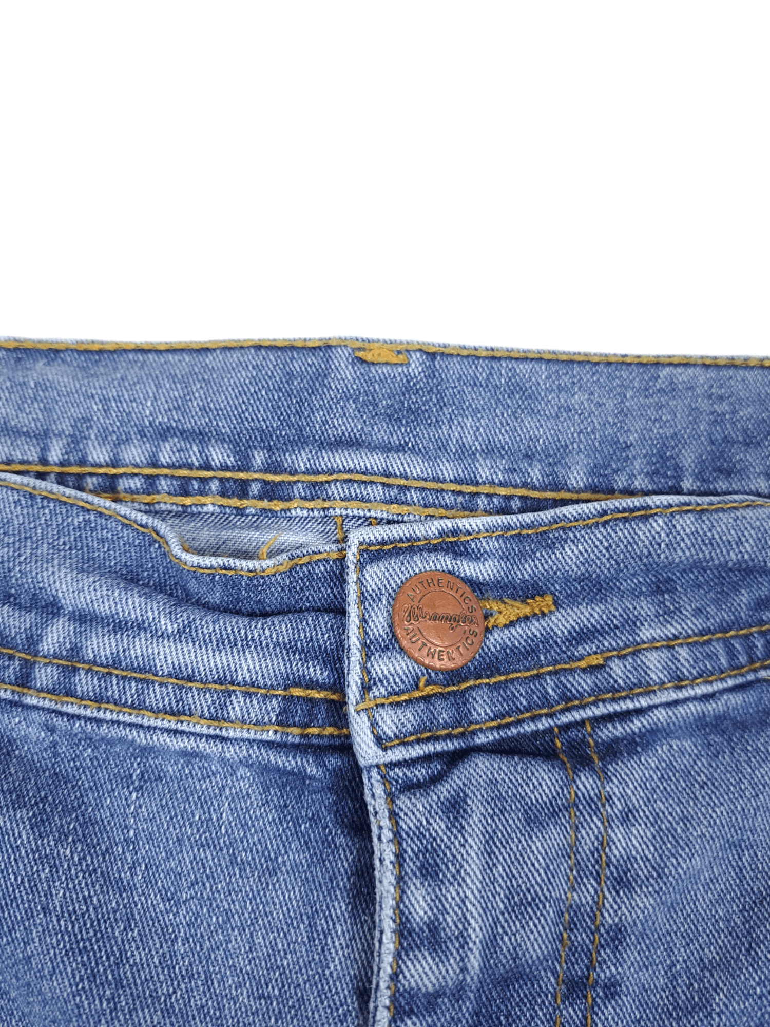 Vintage × Wrangler 💎 Vintage Wrangler 36/30 Texas Stretch Blue Denim Jeans Size US 36 / EU 52 - 4 Thumbnail