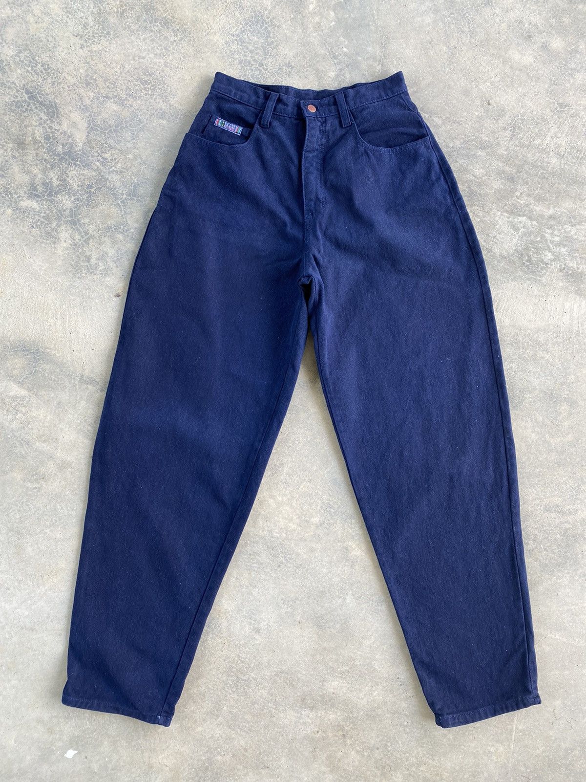 Cross Colours Vintage Cross Colours Baggy Semi Carrot Denim Pants Size US 29 - 1 Thumbnail