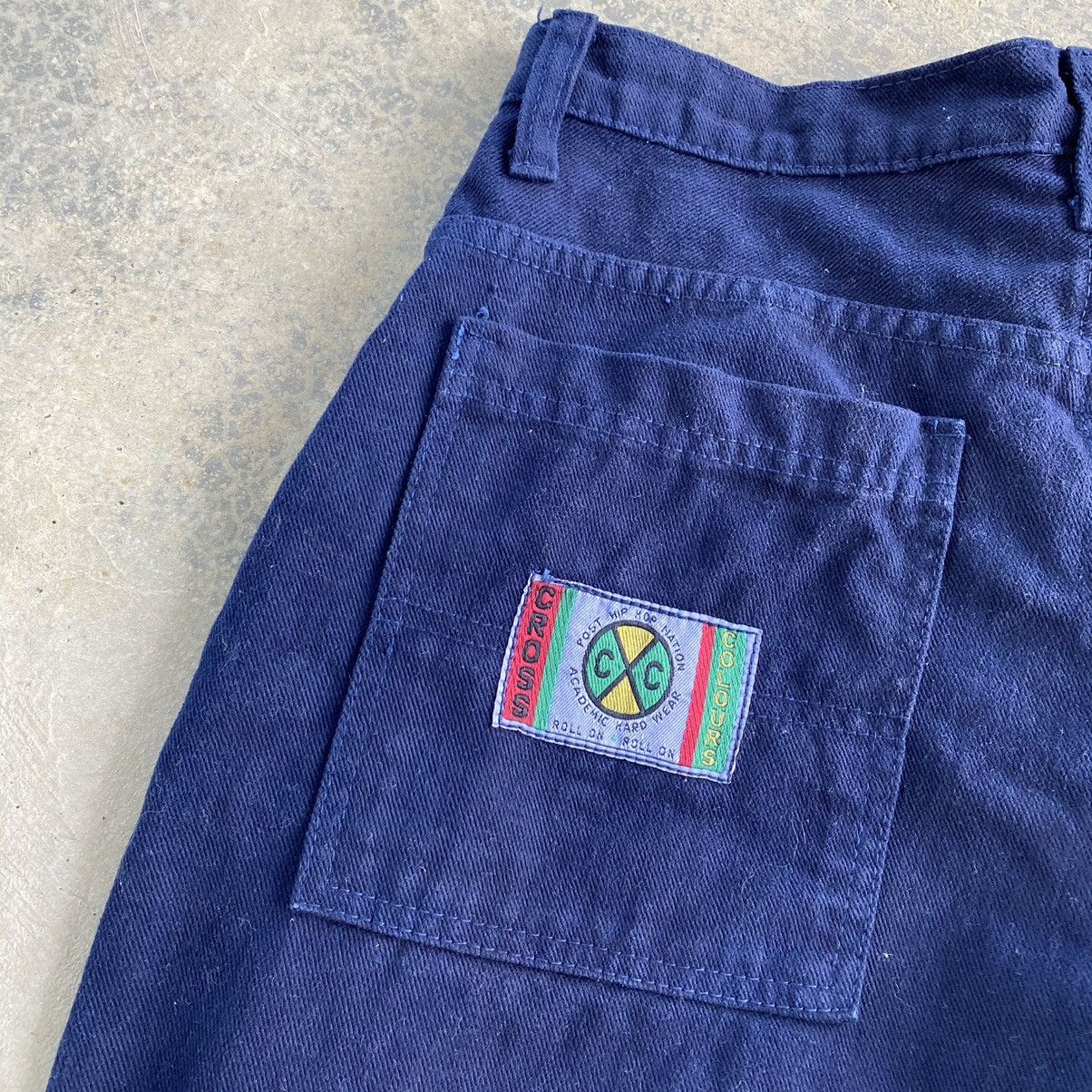Cross Colours Vintage Cross Colours Baggy Semi Carrot Denim Pants Size US 29 - 8 Thumbnail