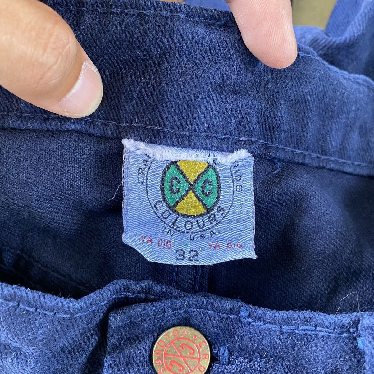 Cross Colours Vintage Cross Colours Baggy Semi Carrot Denim Pants Size US 29 - 9 Thumbnail
