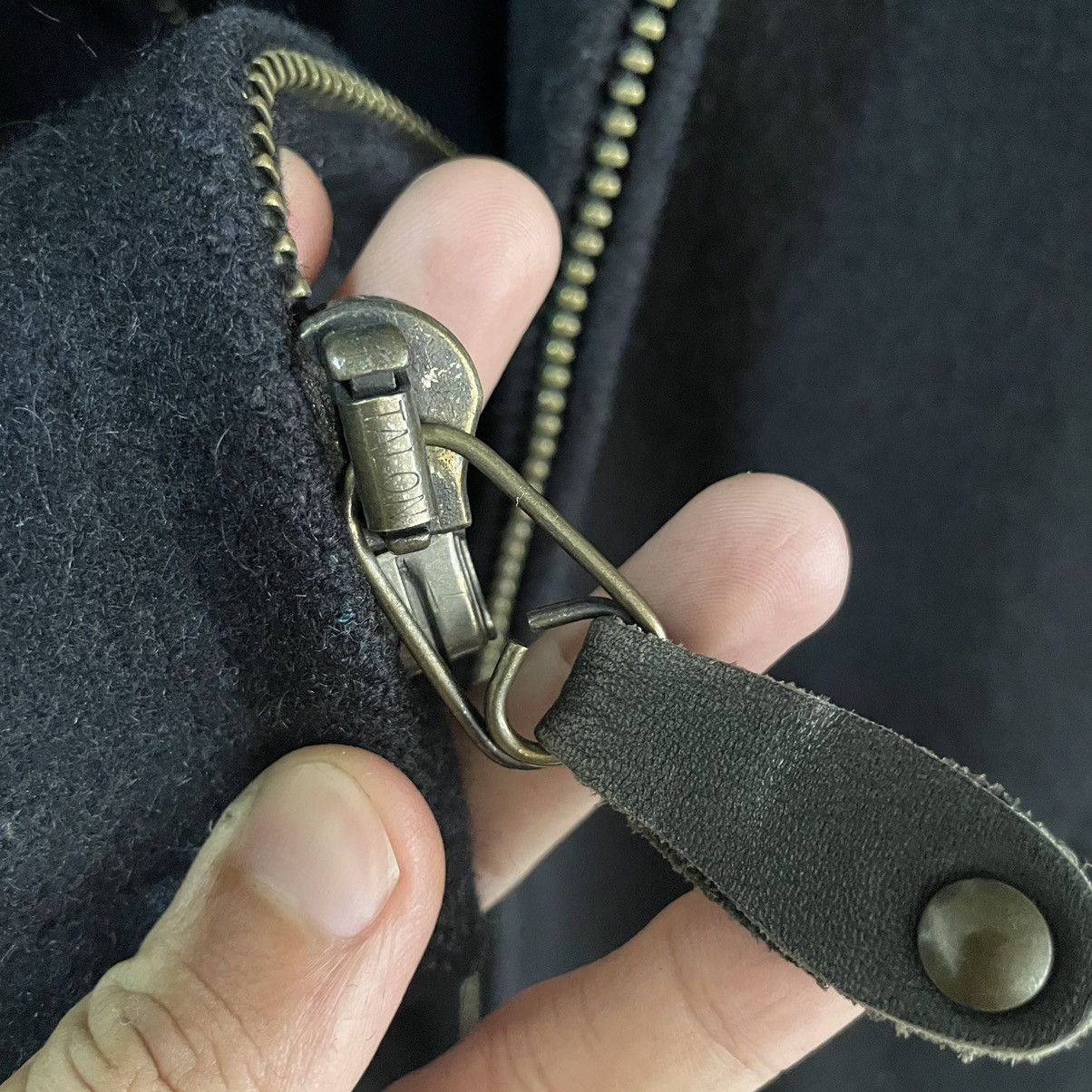 Golden Bear VINTAGE GOLDEN BEAR HARD WOOL LEATHER TRIM JACKET Size US L / EU 52-54 / 3 - 6 Thumbnail