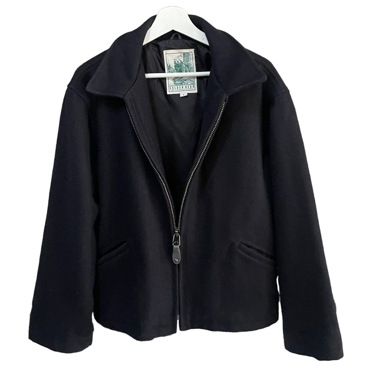 Golden Bear VINTAGE GOLDEN BEAR HARD WOOL LEATHER TRIM JACKET Size US L / EU 52-54 / 3 - 1 Thumbnail