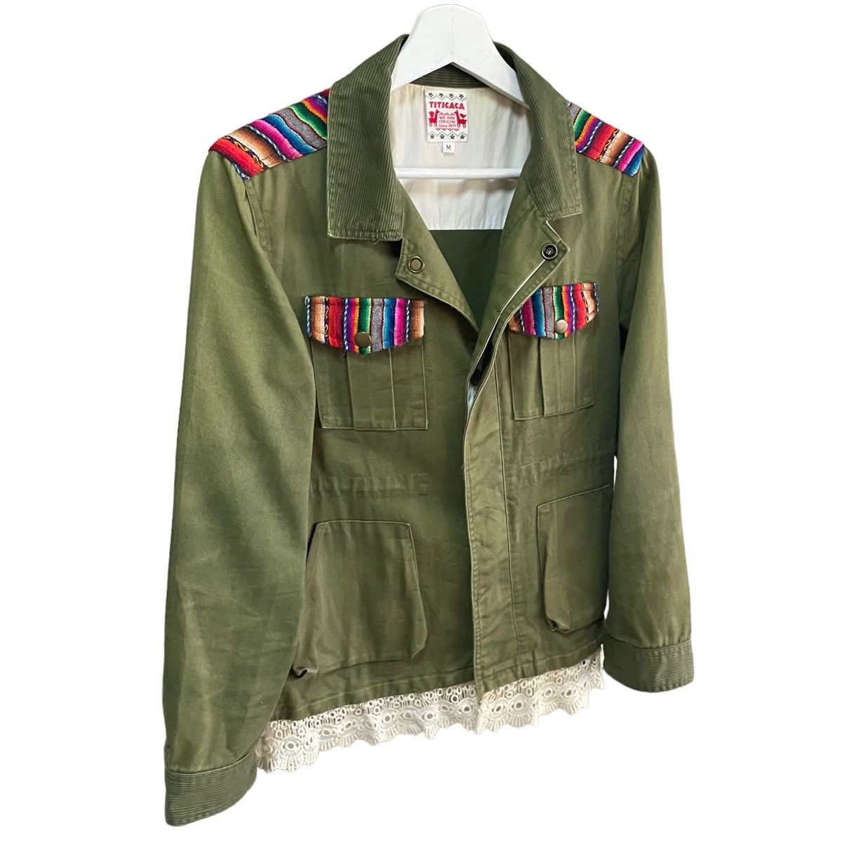 Hysteric Glamour × Japanese Brand × Vintage 💥 TITICACA MILITARY NATIVE WESTERN BUTTON JACKET Size US M / EU 48-50 / 2 - 2 Thumbnail