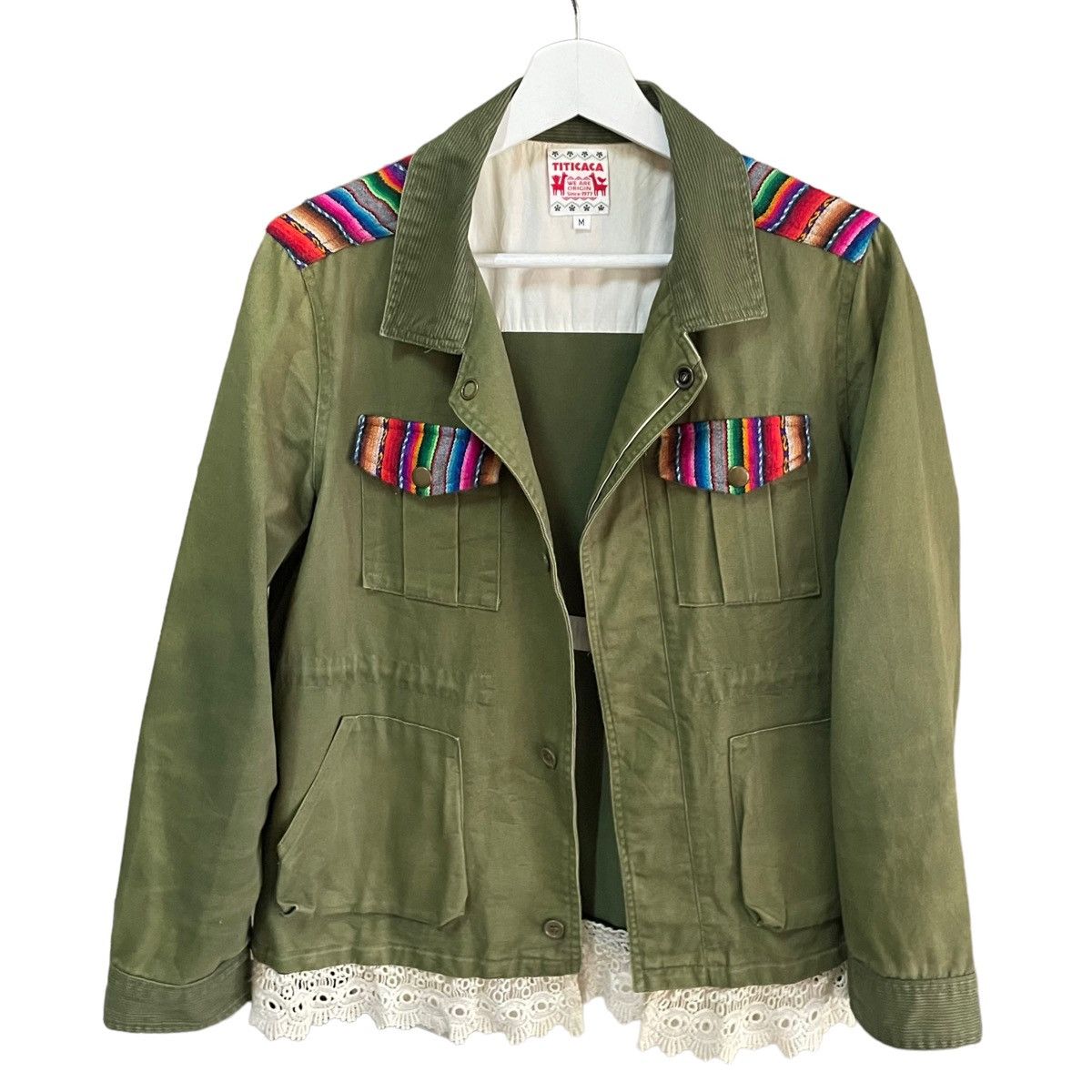 Hysteric Glamour × Japanese Brand × Vintage 💥 TITICACA MILITARY NATIVE WESTERN BUTTON JACKET Size US M / EU 48-50 / 2 - 1 Thumbnail