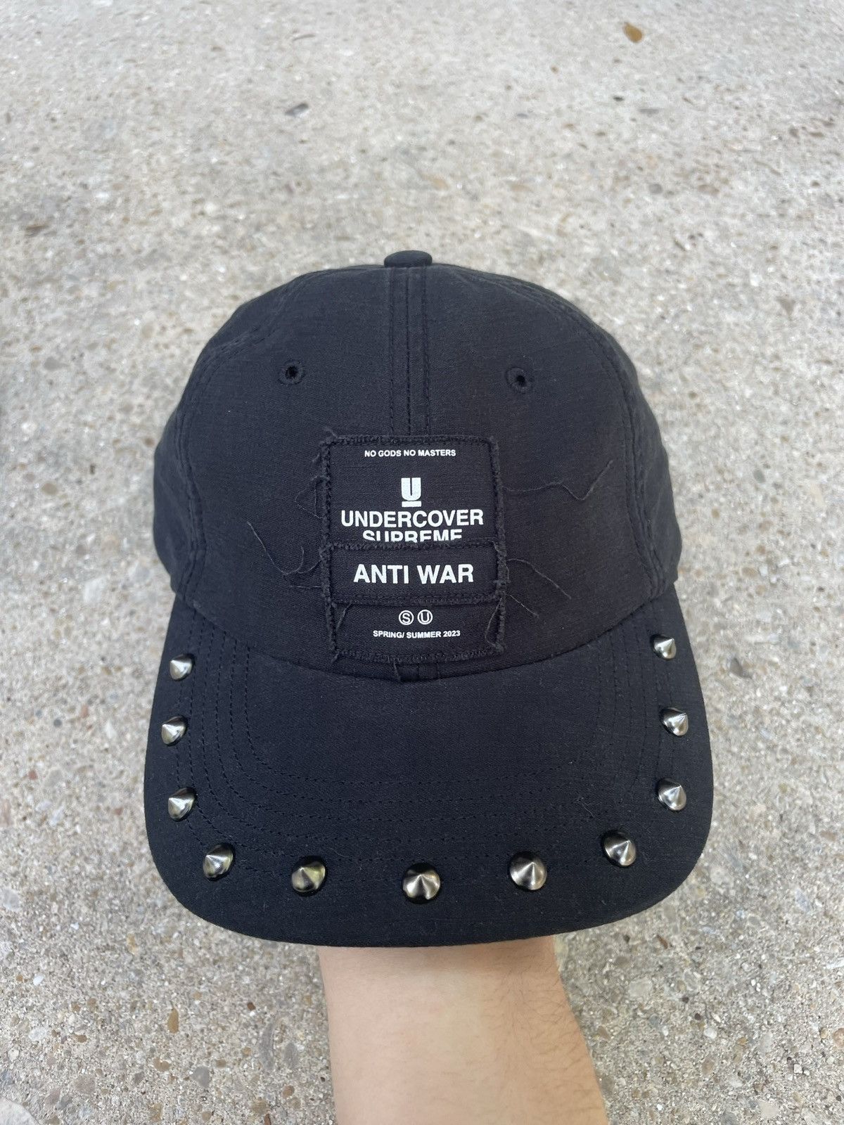 UNDERCOVER x SUPREME ANTI WAR キャップ