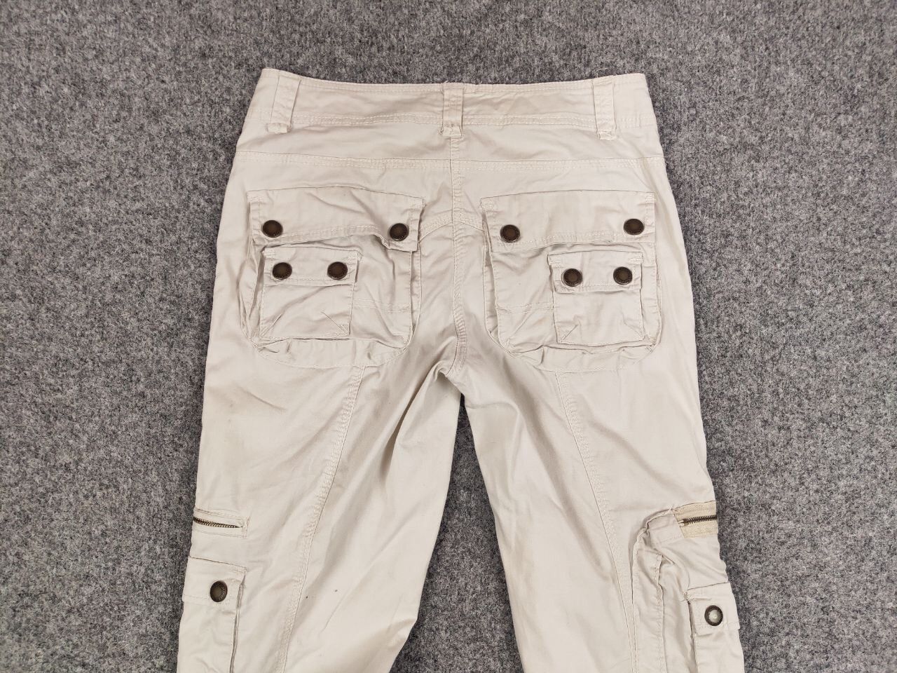 Japanese Brand Vintage 90's Japanese Baggy Multi Pocket Cargo pants Womens Size 32" / US 10 / IT 46 - 15 Thumbnail