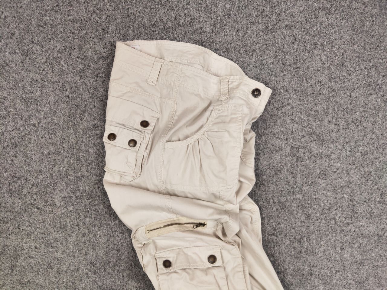 Japanese Brand Vintage 90's Japanese Baggy Multi Pocket Cargo pants Womens Size 32" / US 10 / IT 46 - 17 Thumbnail