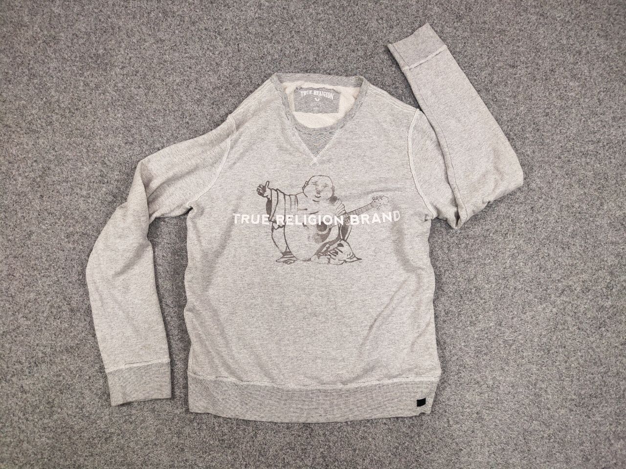 True Religion Retro True Religion Crew Chek Grey Sweatshirt supreme Style Size US XL / EU 56 / 4 - 14 Thumbnail