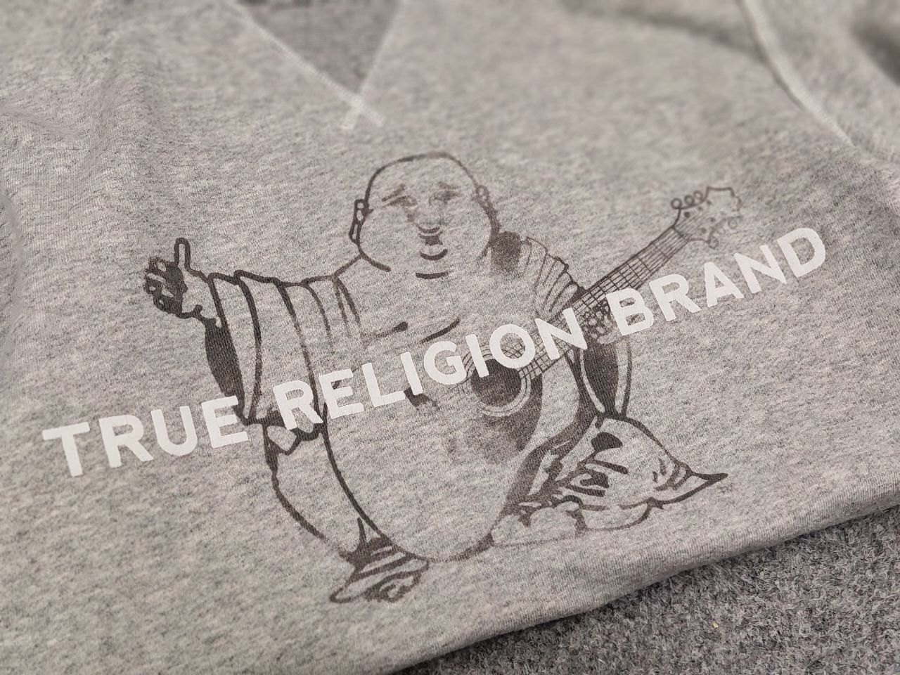 True Religion Retro True Religion Crew Chek Grey Sweatshirt supreme Style Size US XL / EU 56 / 4 - 20 Thumbnail
