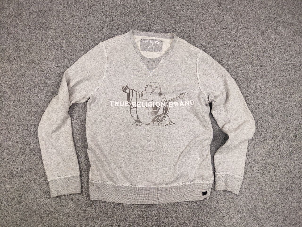 True Religion Retro True Religion Crew Chek Grey Sweatshirt supreme Style Size US XL / EU 56 / 4 - 15 Thumbnail