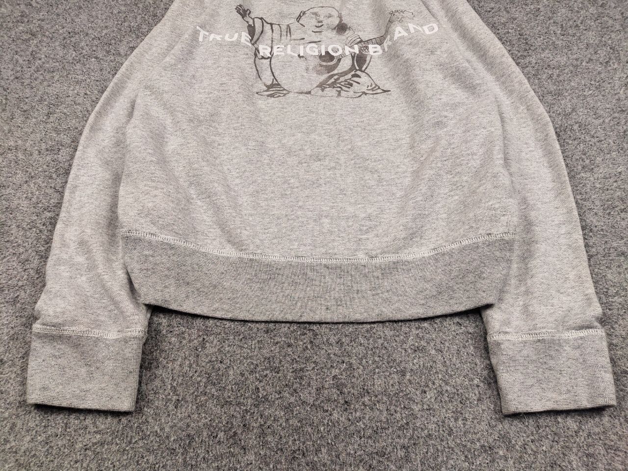 True Religion Retro True Religion Crew Chek Grey Sweatshirt supreme Style Size US XL / EU 56 / 4 - 9 Thumbnail