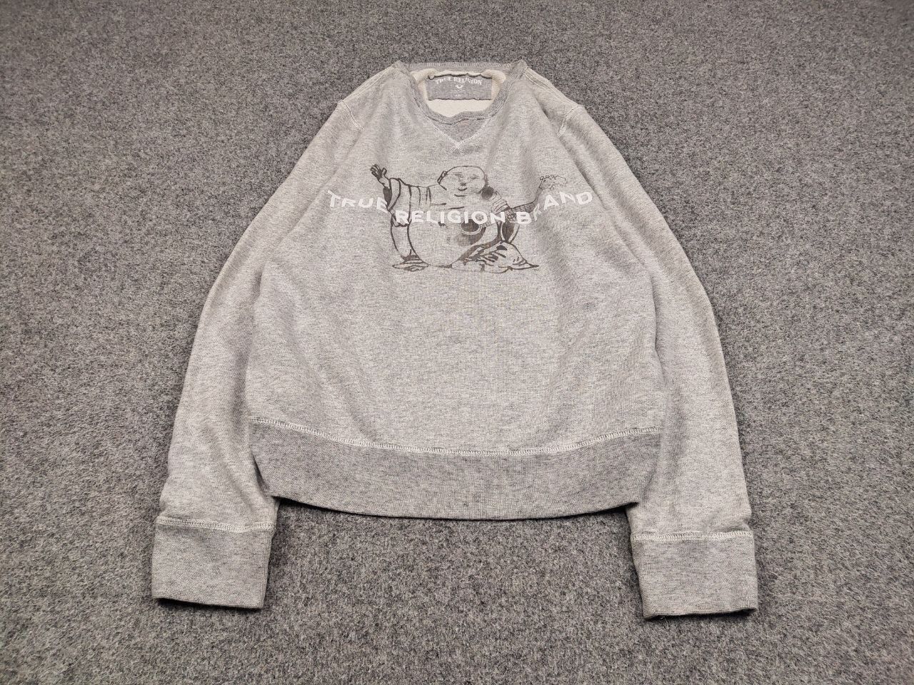 True Religion Retro True Religion Crew Chek Grey Sweatshirt supreme Style Size US XL / EU 56 / 4 - 2 Thumbnail