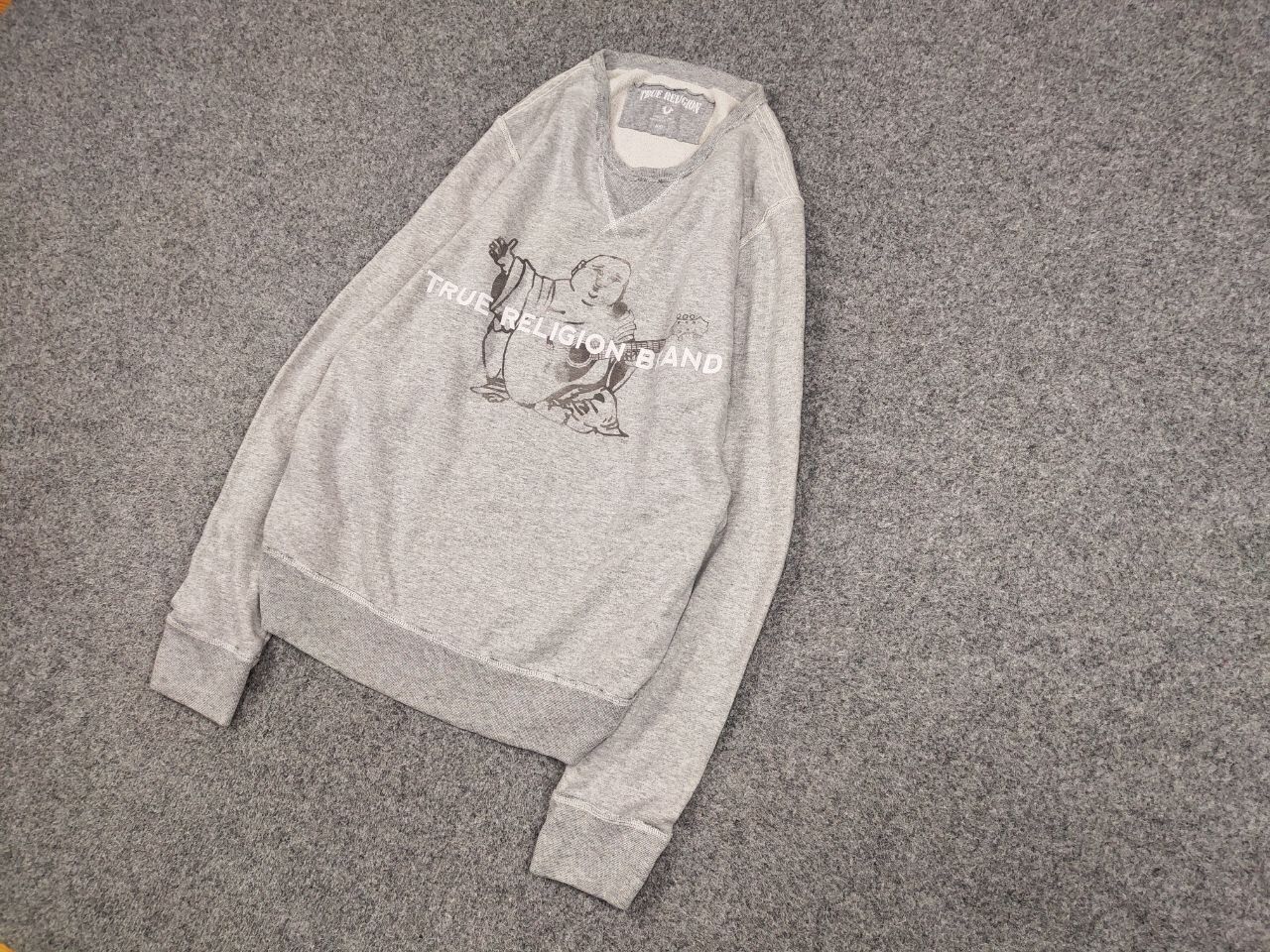 True Religion Retro True Religion Crew Chek Grey Sweatshirt supreme Style Size US XL / EU 56 / 4 - 3 Thumbnail