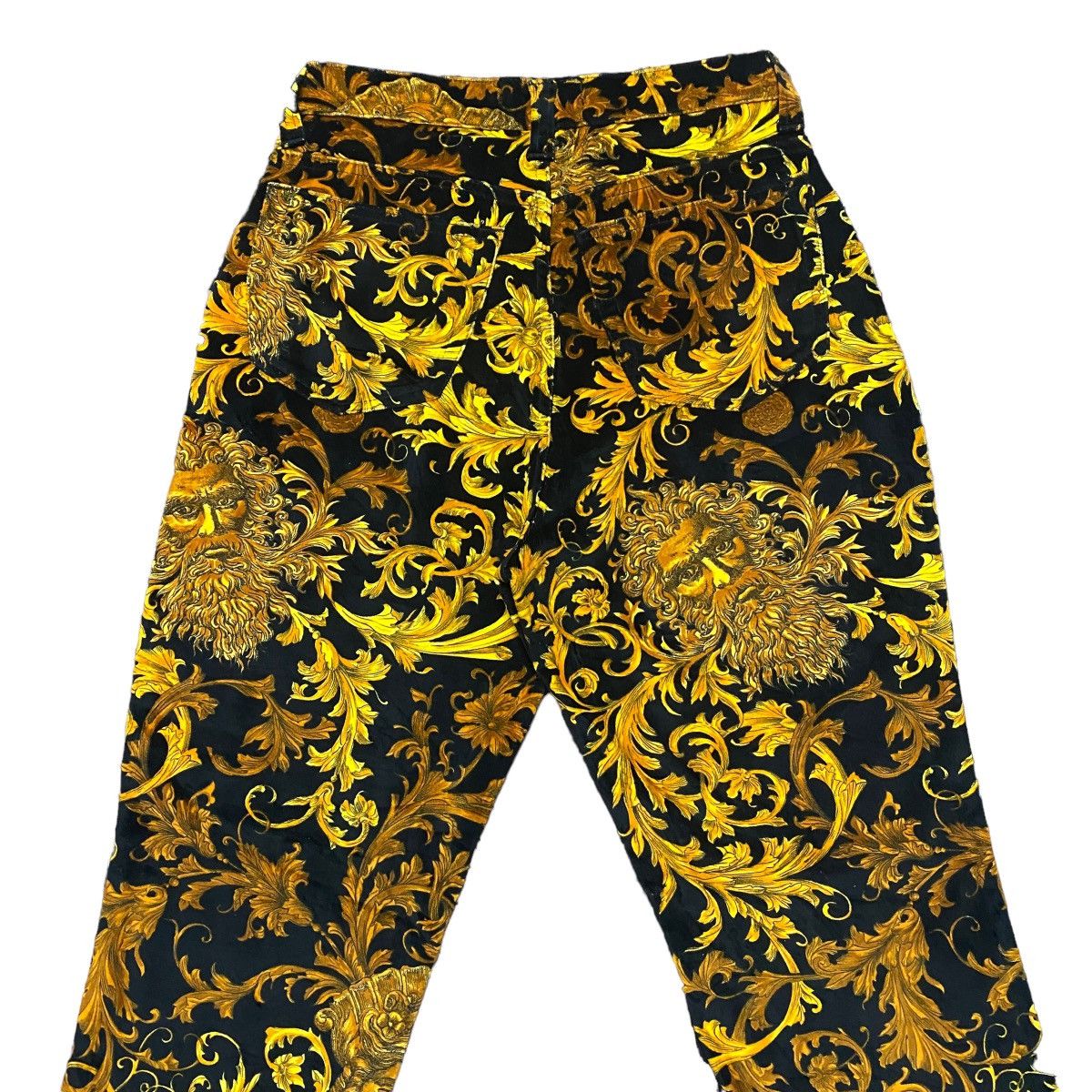 Versace Jeans Couture Vintage Versace Baroque Medusa Velvet Jeans Size 30" / US 8 / IT 44 - 11 Thumbnail