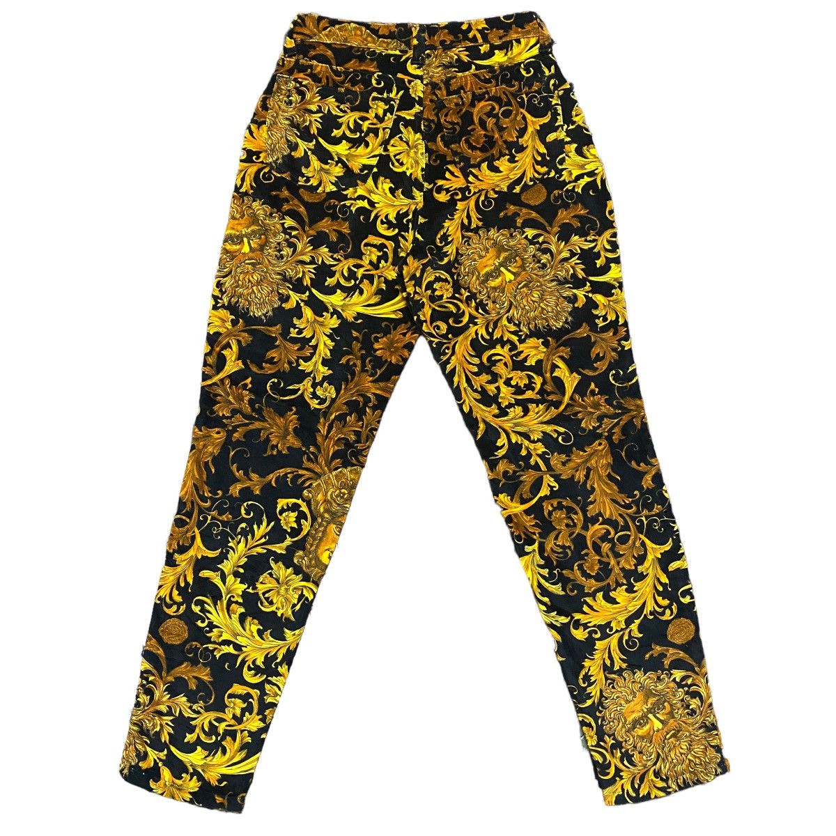 Versace Jeans Couture Vintage Versace Baroque Medusa Velvet Jeans Size 30" / US 8 / IT 44 - 10 Thumbnail