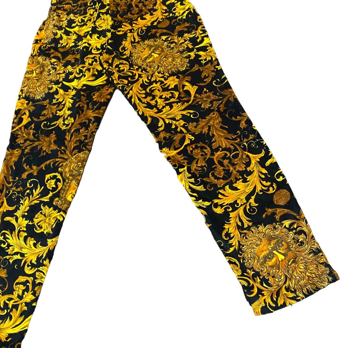 Versace Jeans Couture Vintage Versace Baroque Medusa Velvet Jeans Size 30" / US 8 / IT 44 - 14 Thumbnail