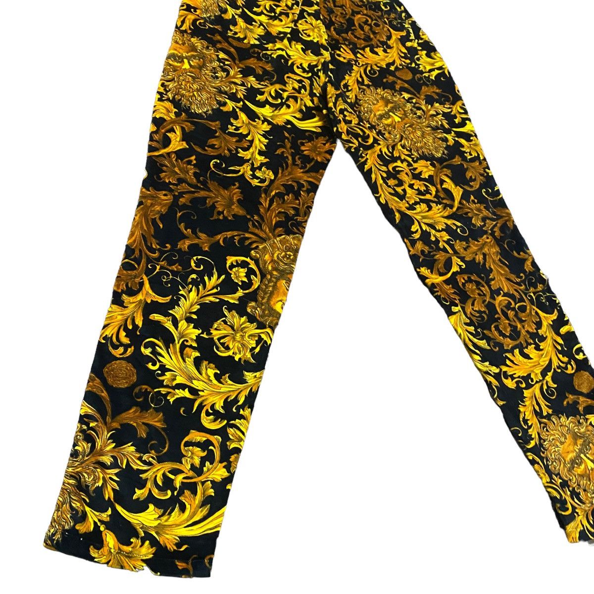 Versace Jeans Couture Vintage Versace Baroque Medusa Velvet Jeans Size 30" / US 8 / IT 44 - 13 Thumbnail