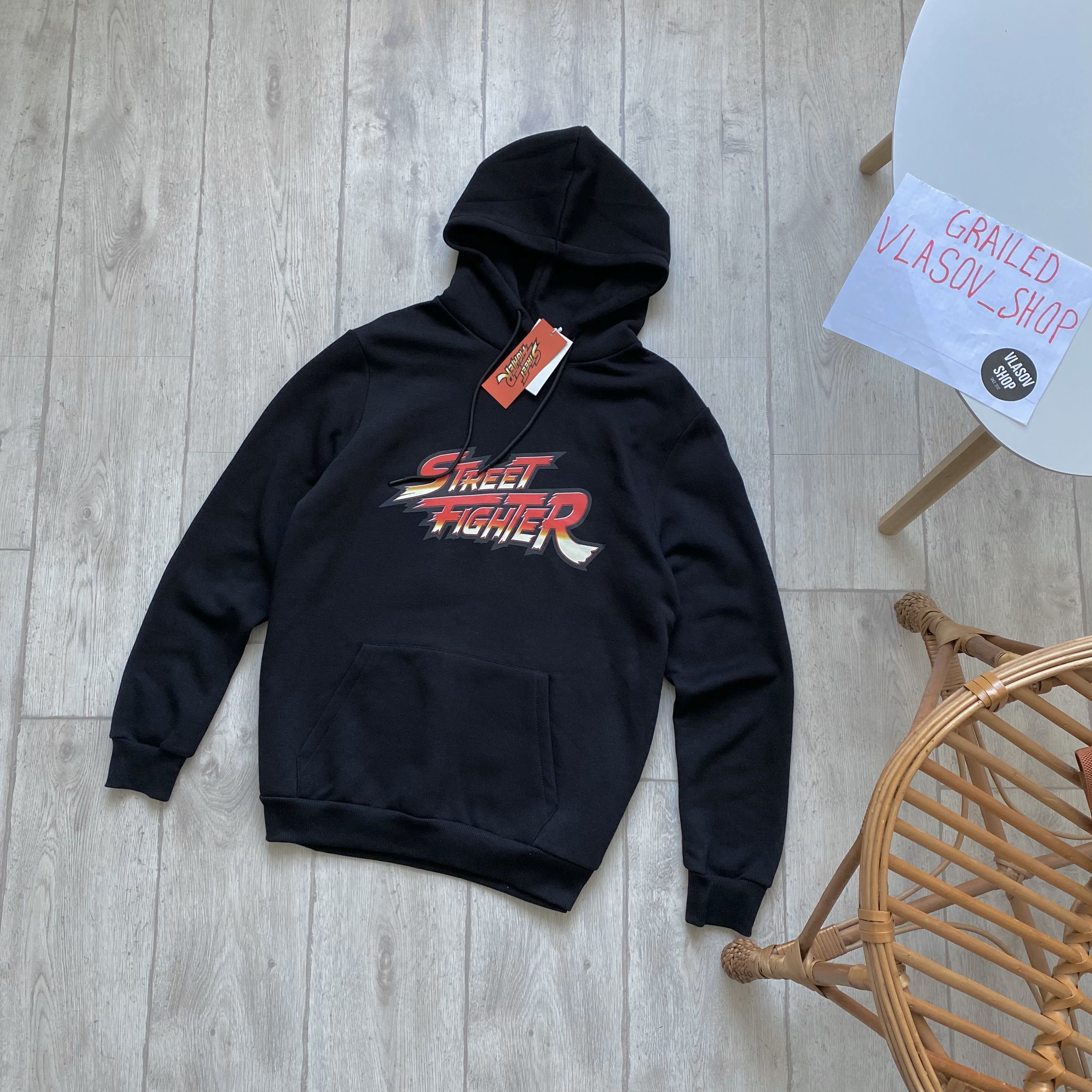 Bershka street fighter hoodie hot sale