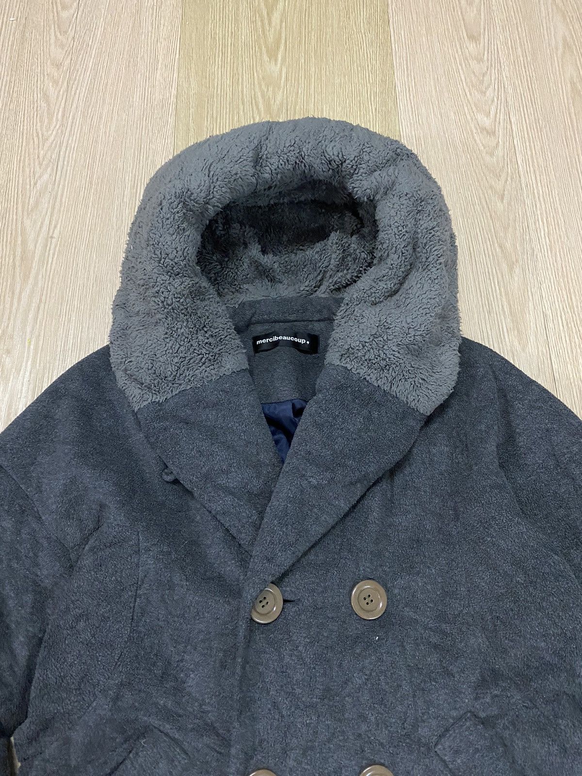 Issey Miyake × Japanese Brand × mercibeaucoup Mercibeaucoup by Issey Miyake double breasted wool jacket Size US XXL / EU 58 / 5 - 4 Thumbnail