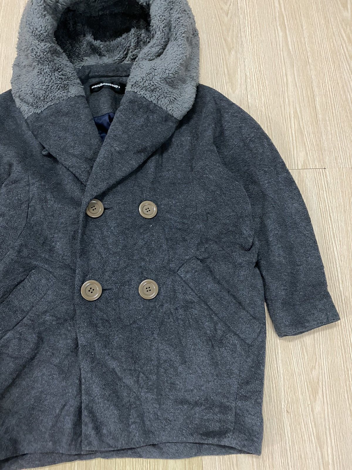 Issey Miyake × Japanese Brand × mercibeaucoup Mercibeaucoup by Issey Miyake double breasted wool jacket Size US XXL / EU 58 / 5 - 2 Thumbnail