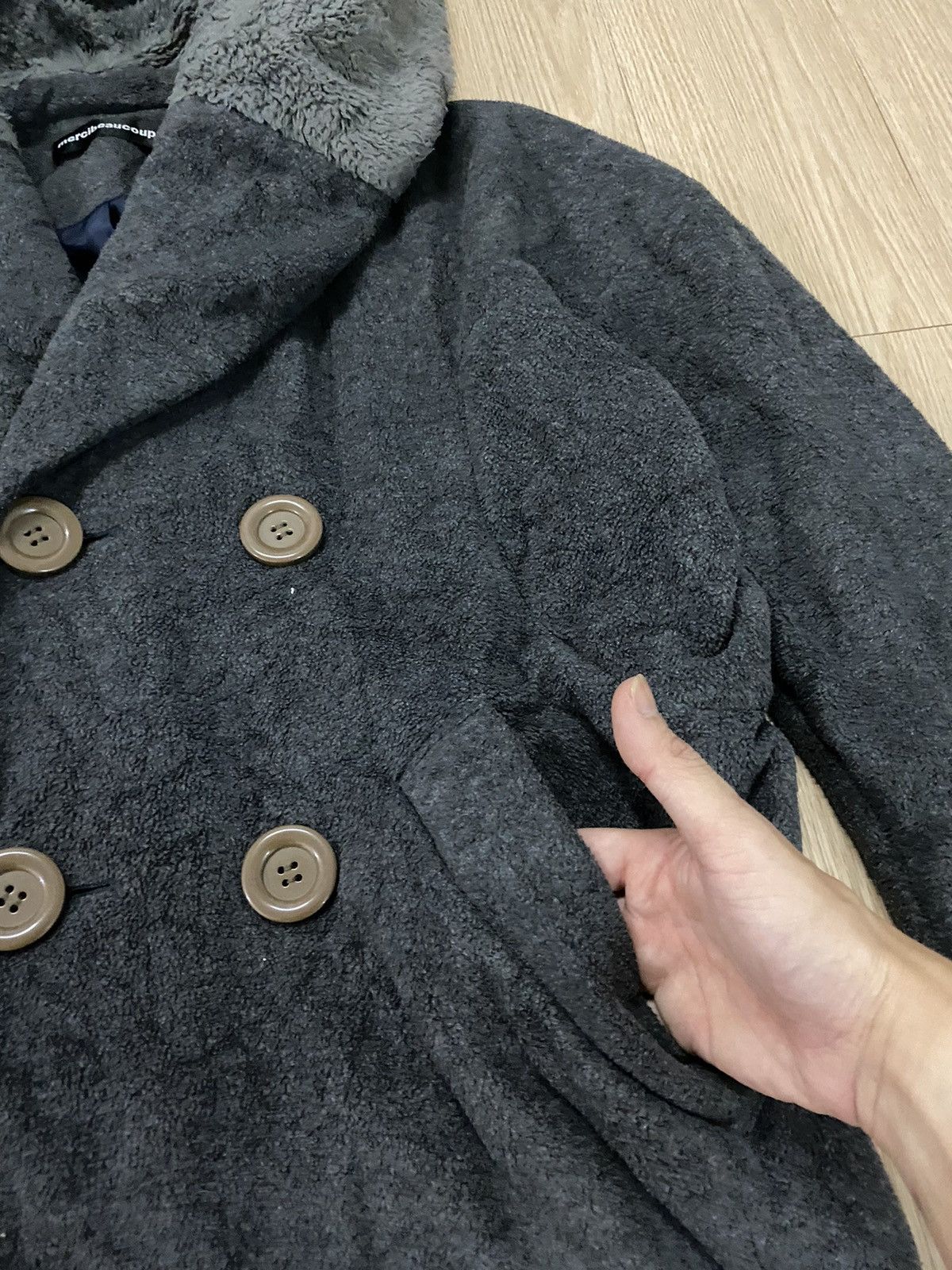 Issey Miyake × Japanese Brand × mercibeaucoup Mercibeaucoup by Issey Miyake double breasted wool jacket Size US XXL / EU 58 / 5 - 5 Thumbnail