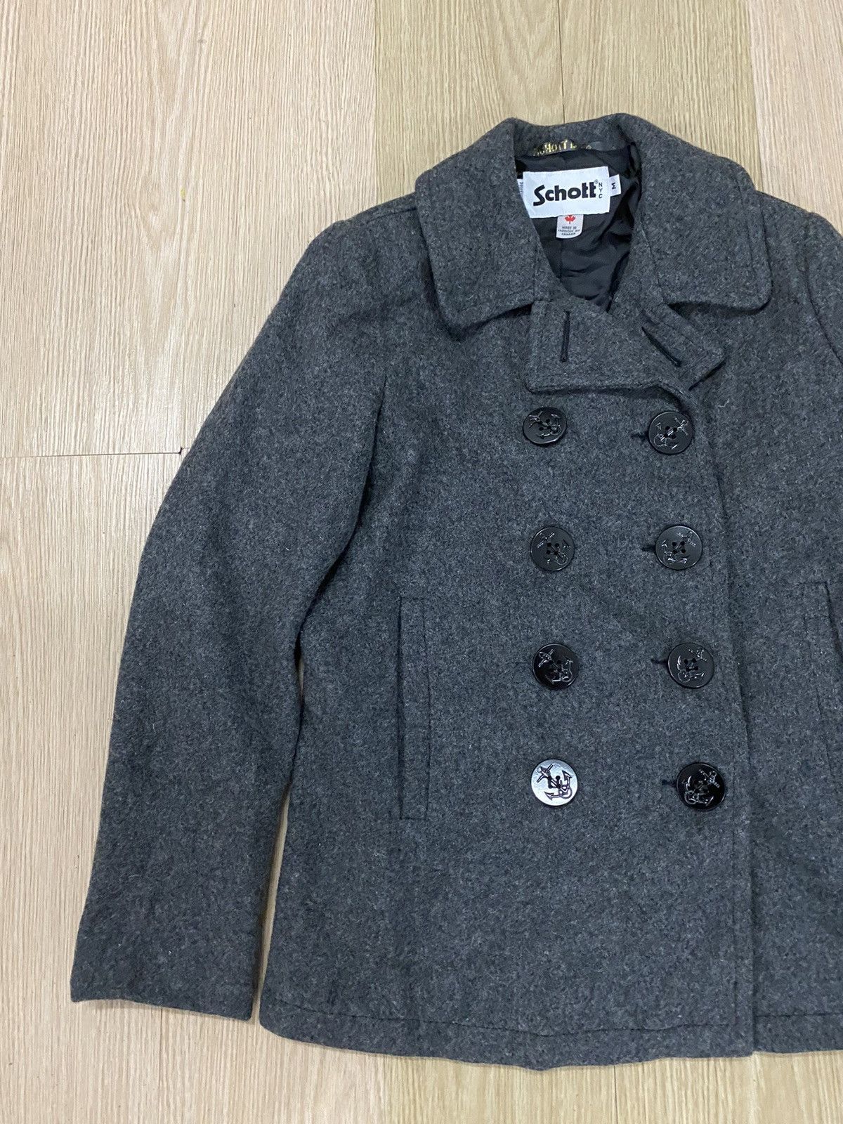Schott Vintage Schott NYC double breasted wool jacket Size US M / EU 48-50 / 2 - 3 Thumbnail
