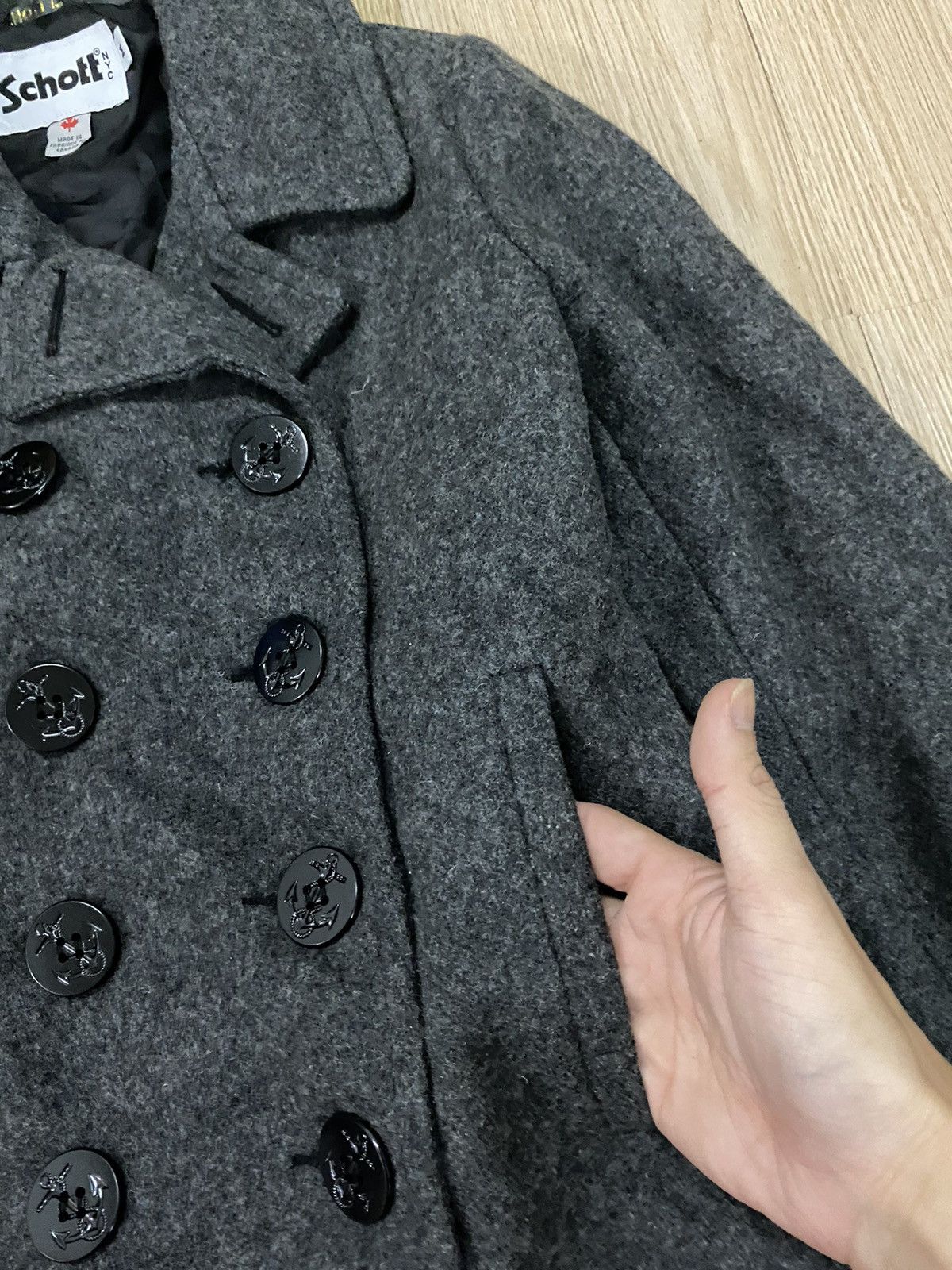 Schott Vintage Schott NYC double breasted wool jacket Size US M / EU 48-50 / 2 - 5 Thumbnail