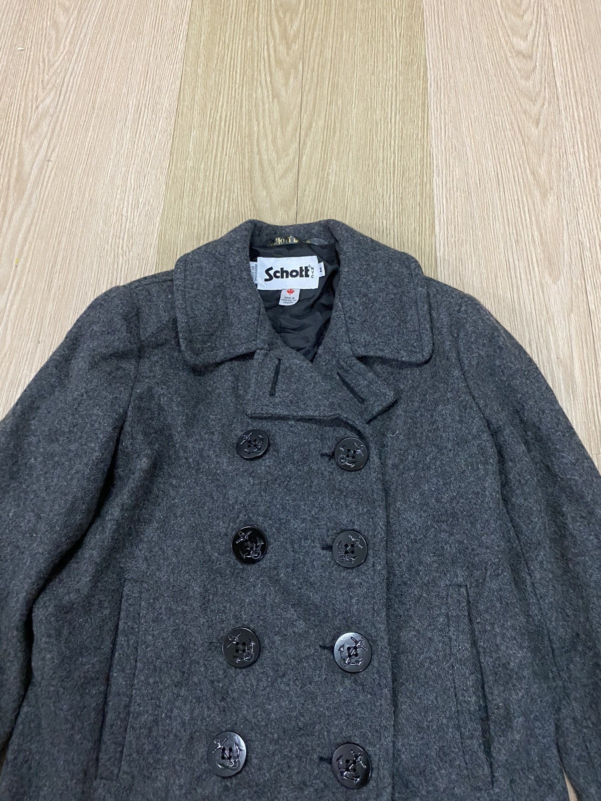 Schott Vintage Schott NYC double breasted wool jacket Size US M / EU 48-50 / 2 - 4 Thumbnail