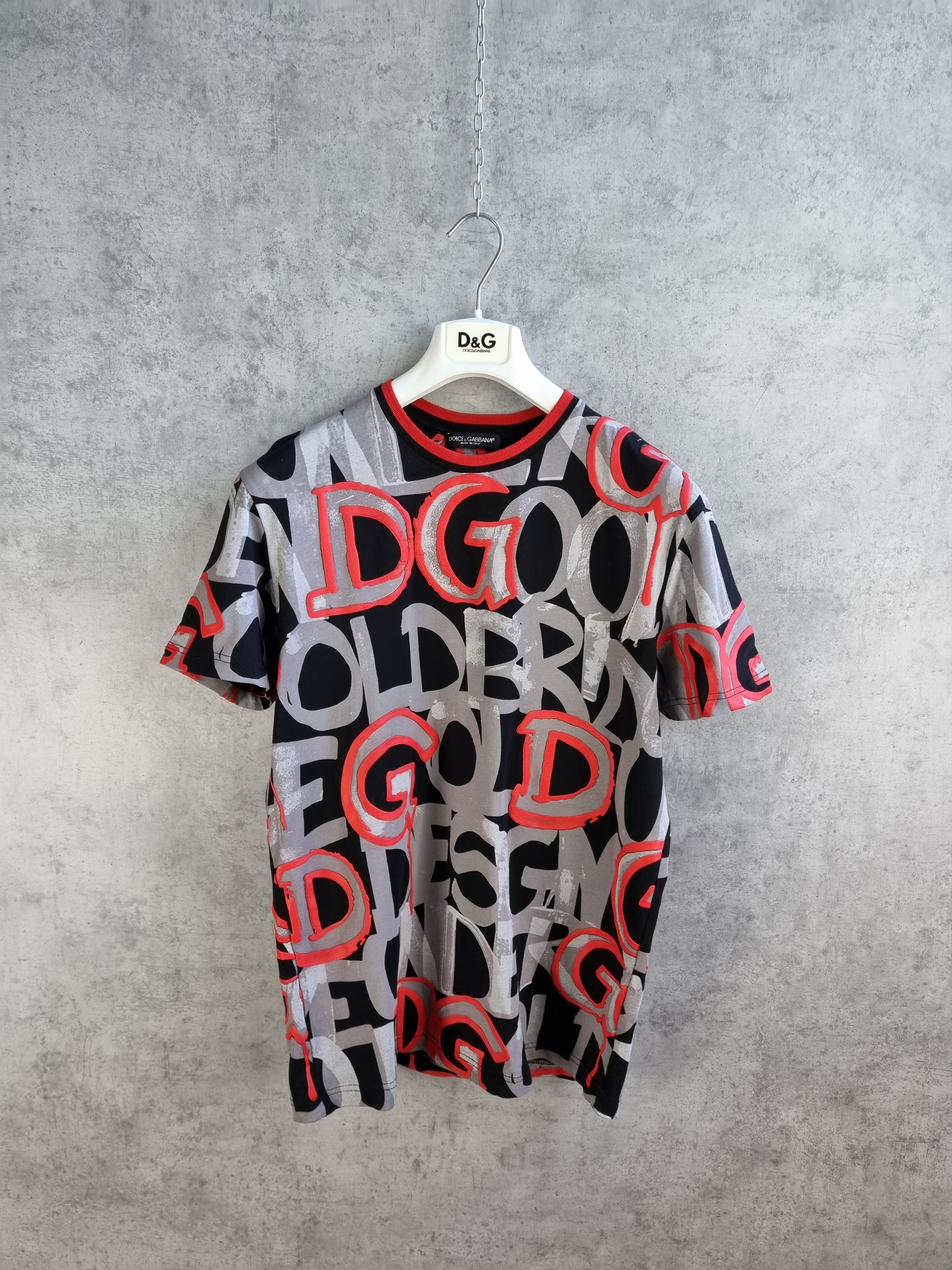 Dolce & Gabbana Dolce and Gabbana DG GOLD GOOD OLD Vibes Tee Shirt Size US M / EU 48-50 / 2 - 3 Thumbnail