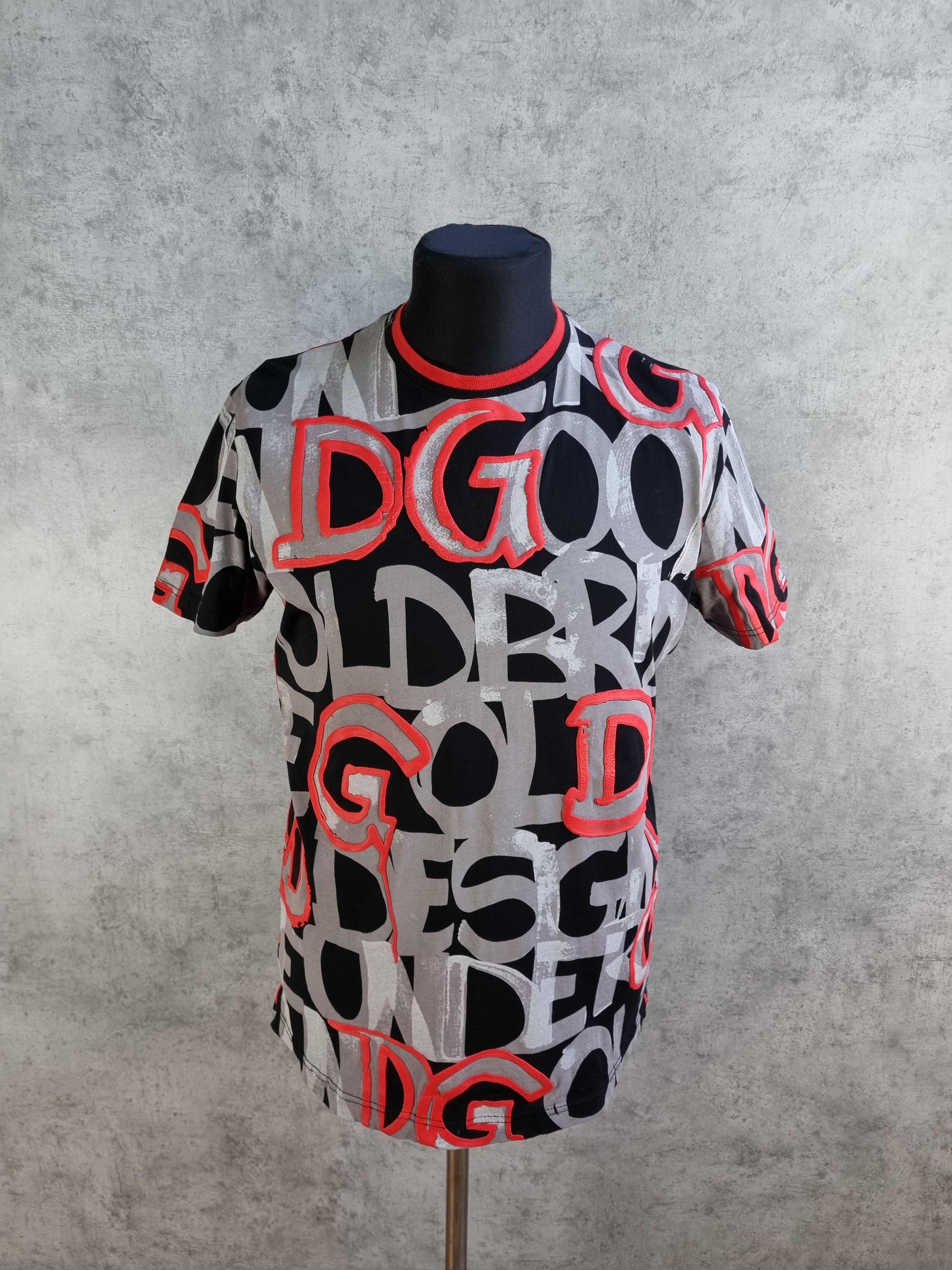 Dolce & Gabbana Dolce and Gabbana DG GOLD GOOD OLD Vibes Tee Shirt Size US M / EU 48-50 / 2 - 1 Thumbnail