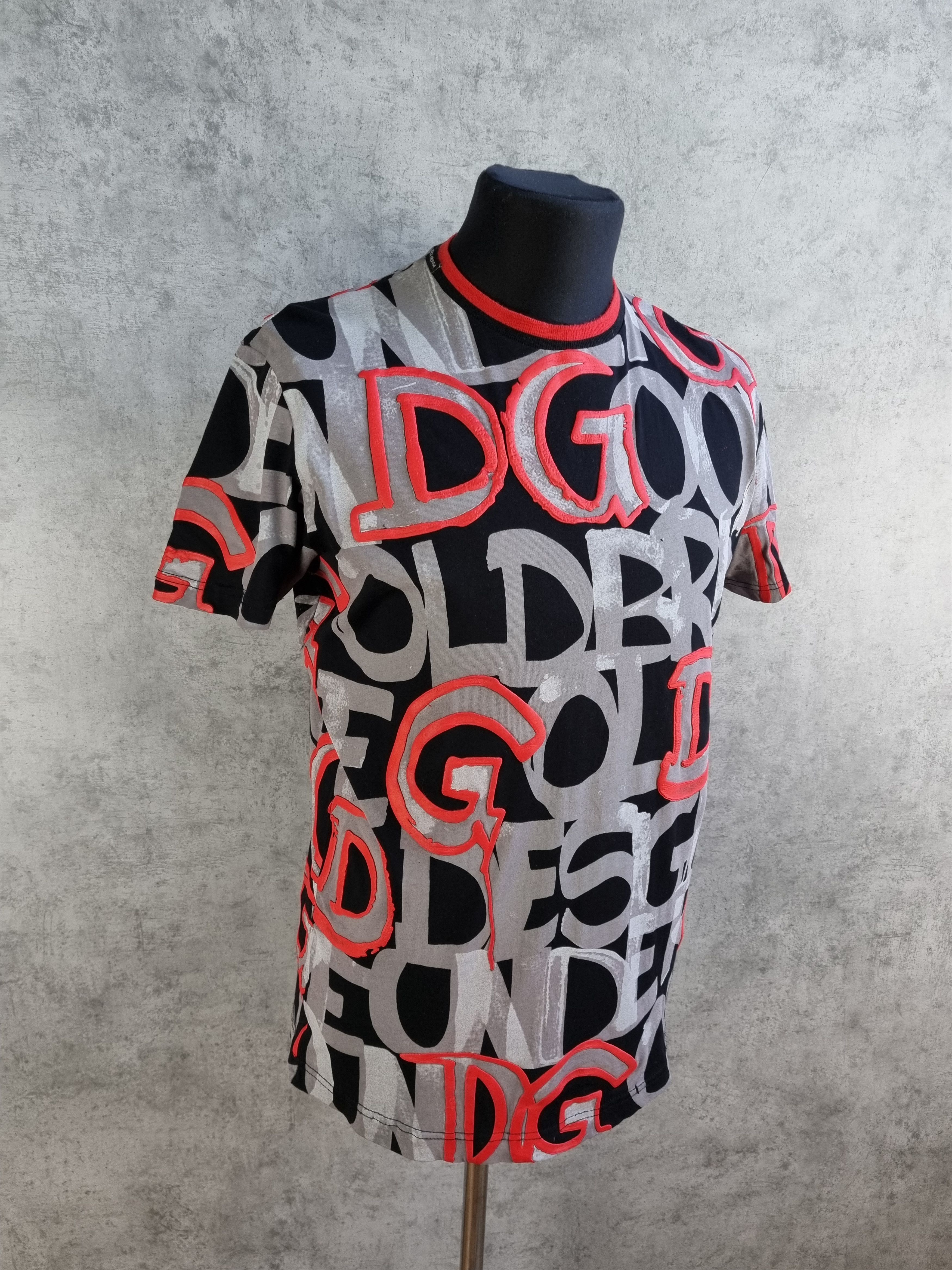 Dolce & Gabbana Dolce and Gabbana DG GOLD GOOD OLD Vibes Tee Shirt Size US M / EU 48-50 / 2 - 13 Thumbnail