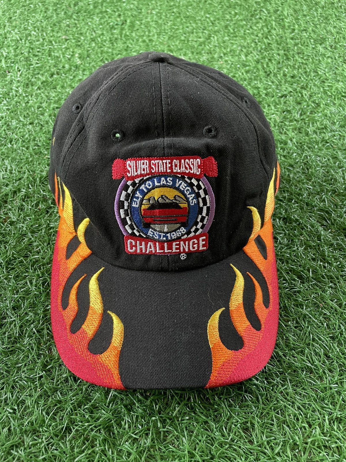 Vintage Silver State Classic Fire Embroidery Cap