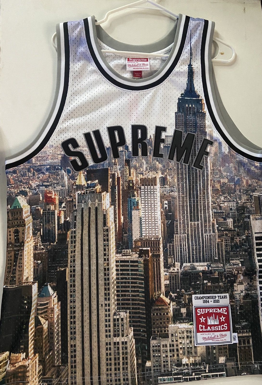 トップス supreme Mitchell&Ness basketball Jersey Supreme Mitchell & NessBasketball Jersey (SS21) - $158