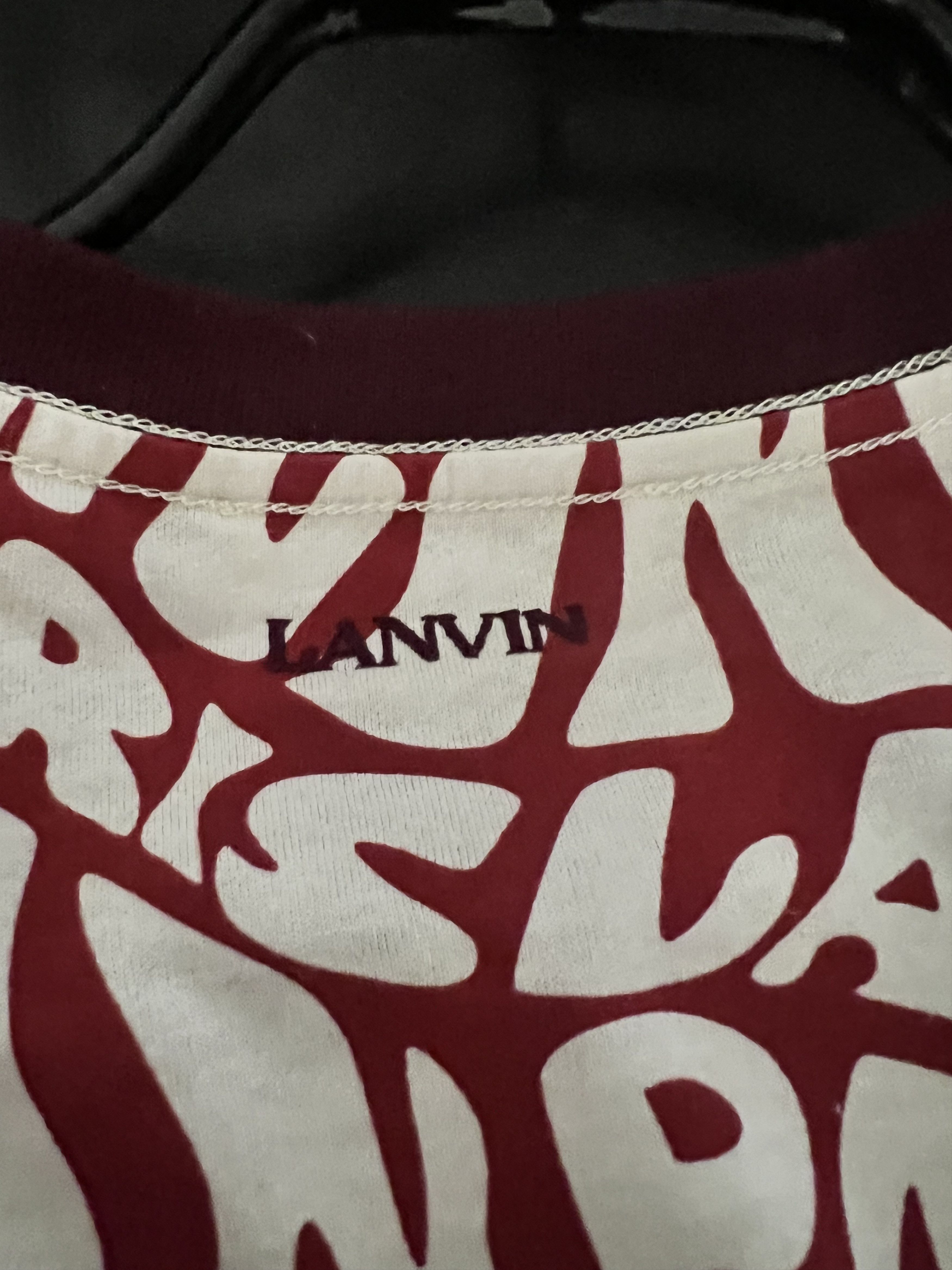 Lanvin Lanvin T-shirt Logo All-over Size US XL / EU 56 / 4 - 4 Thumbnail