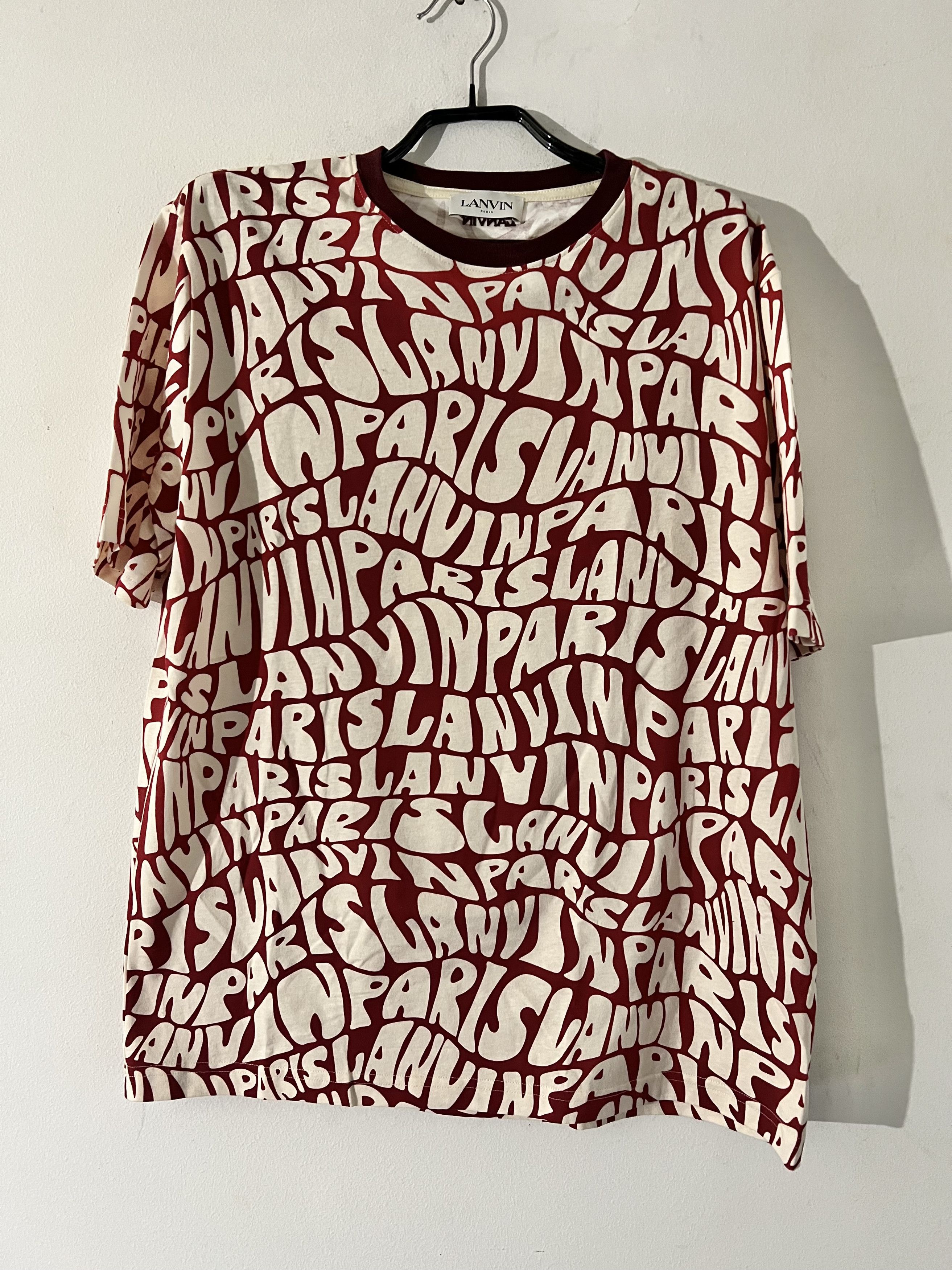 Lanvin Lanvin T-shirt Logo All-over Size US XL / EU 56 / 4 - 2 Thumbnail