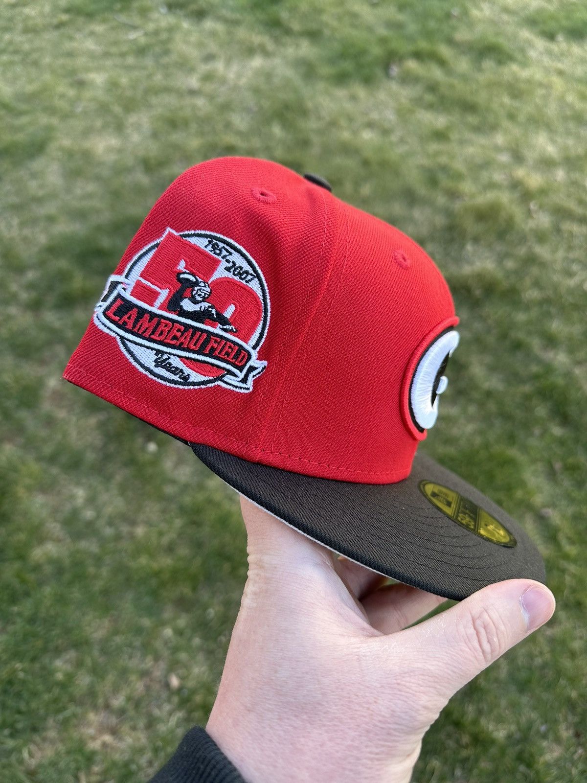 Hat Club × NFL × New Era Hat Club Green Bay Packers Fitted 7 1/8 Wisconsin Crossover Size ONE SIZE - 2 Thumbnail