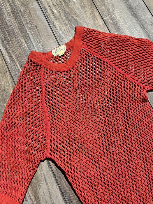 Vintage 50s 60s L.L. Bean fishnet tee | Grailed