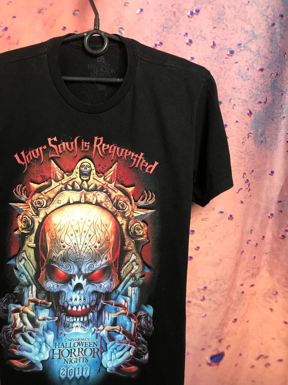 Expert Horror × Vintage Vintage Halloween horror night streetwear tee Size US S / EU 44-46 / 1 - 1 Thumbnail
