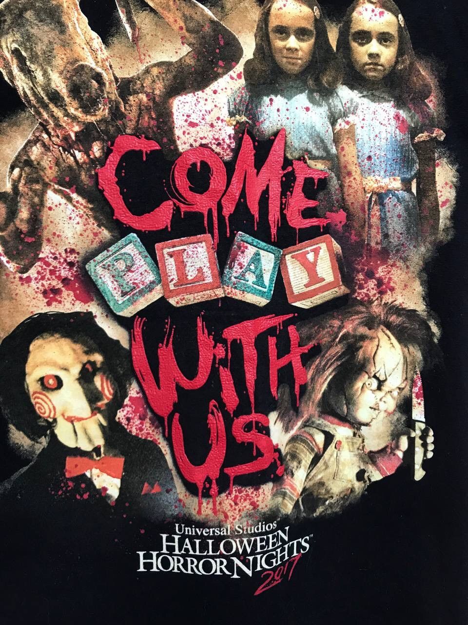 Vintage Vintage Halloween Horror Nights streetwear tee Size US S / EU 44-46 / 1 - 3 Thumbnail