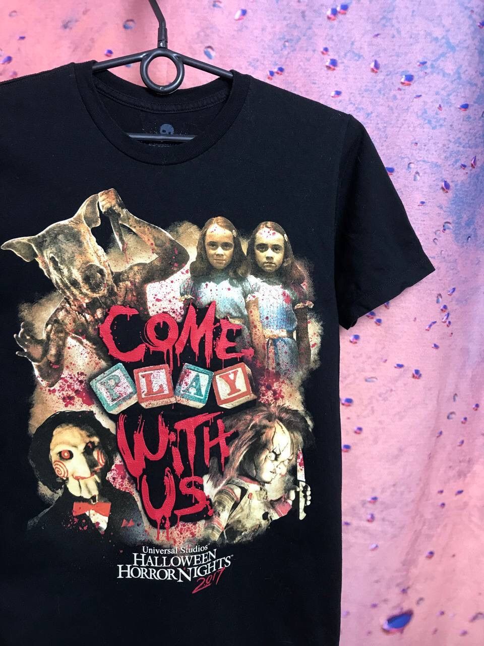 Vintage Vintage Halloween Horror Nights streetwear tee Size US S / EU 44-46 / 1 - 1 Thumbnail