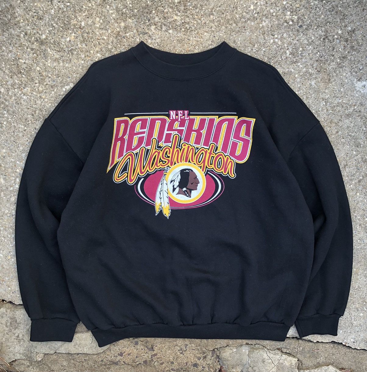Logo Athletic × NFL × Vintage 90s logo athletics redskins crew neck ...
