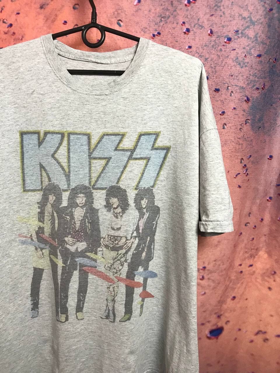 Band Tees Vintage Kiss band rock tee Size US XL / EU 56 / 4 - 1 Thumbnail