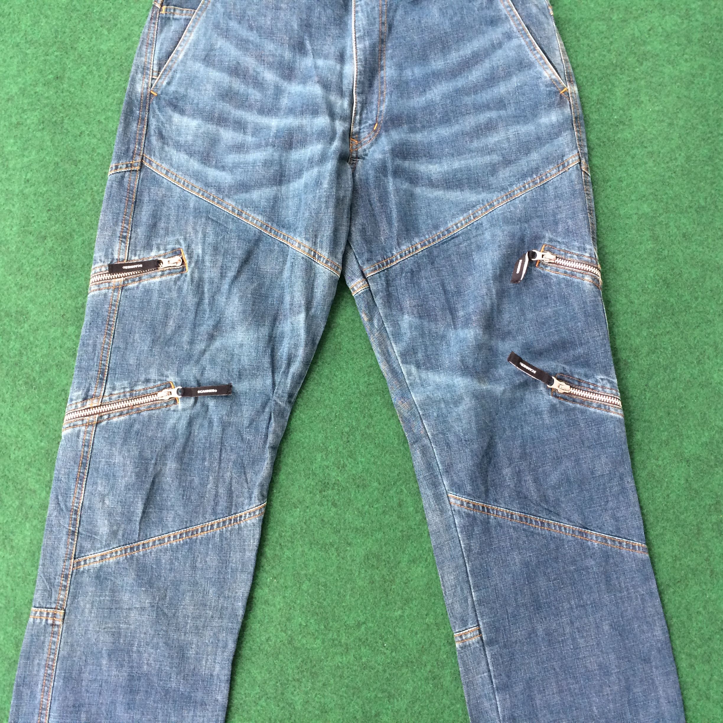 Designer × Japanese Brand Vtg Scanner Apparel Jeans Rare Designer Size M Jeans Size US 33 - 4 Thumbnail