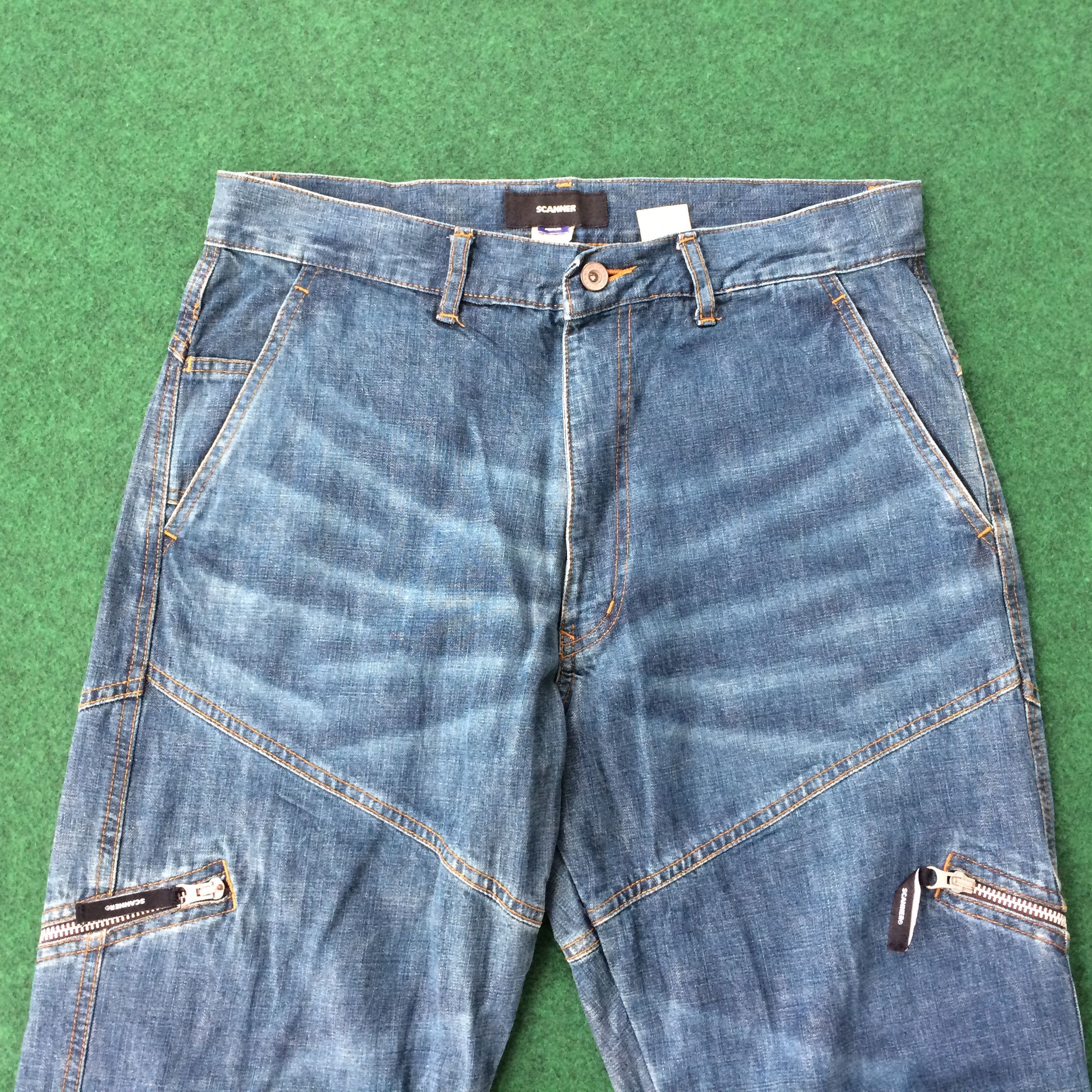 Designer × Japanese Brand Vtg Scanner Apparel Jeans Rare Designer Size M Jeans Size US 33 - 3 Thumbnail
